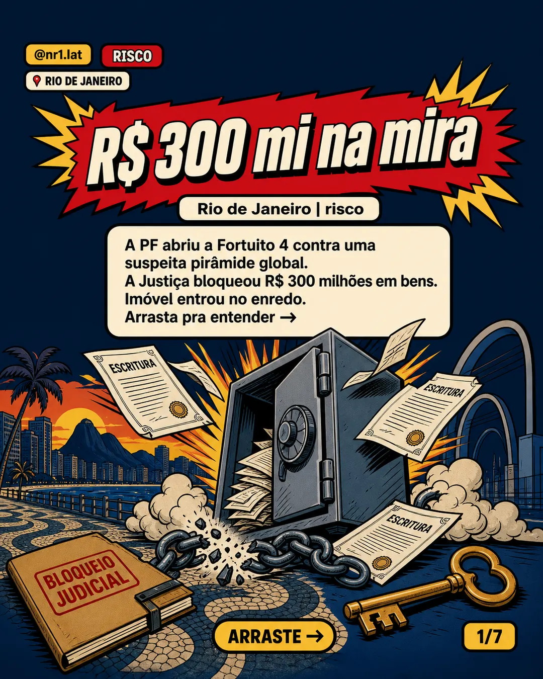 Justiça bloqueia R$ 300 mi em pirâmide com imóveis no Rio — imagem 1 de 7