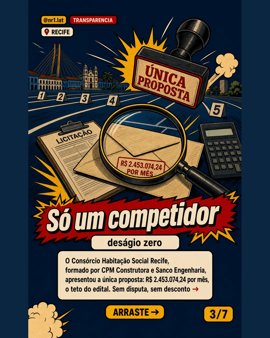 PPP de aluguel social no Recife sai sem disputa na B3 — imagem 3 de 7
