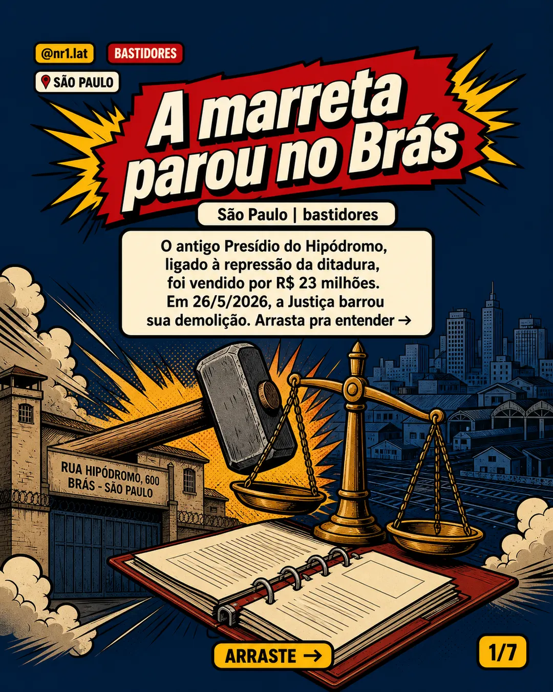 Justiça barra demolição de presídio vendido por R$ 23 mi em SP — imagem 1 de 7