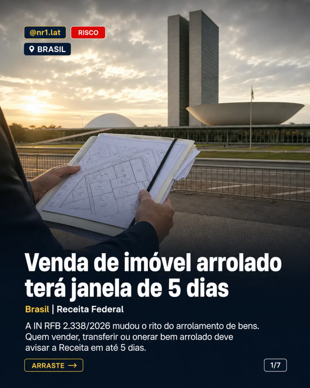 Receita muda regra para venda de imóvel arrolado no Brasil — imagem 1 de 7
