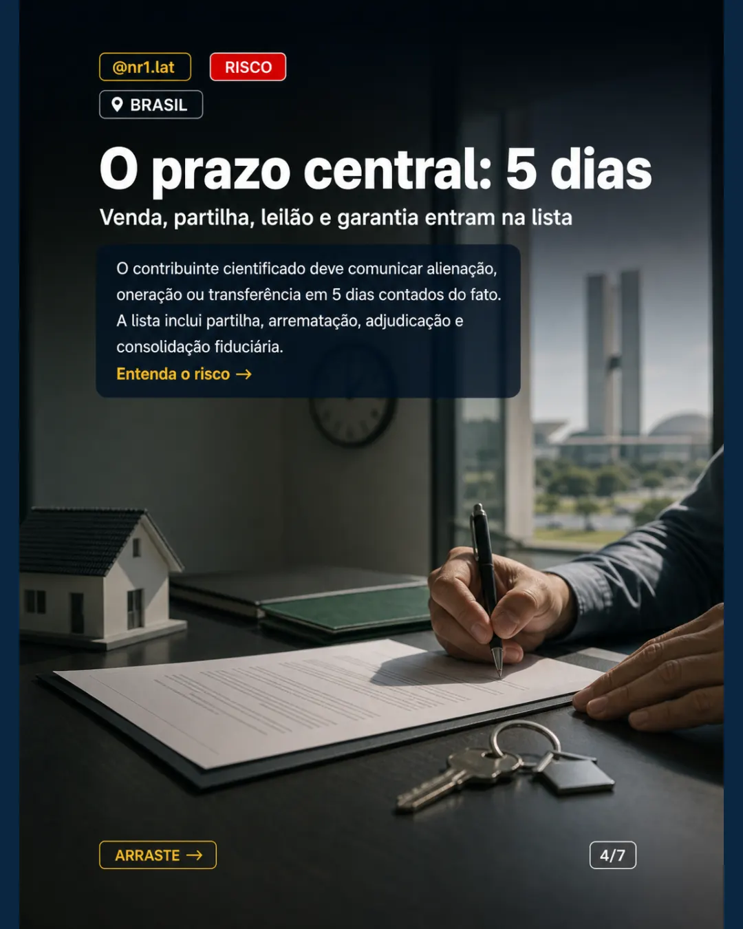 Receita muda regra para venda de imóvel arrolado no Brasil — imagem 4 de 7