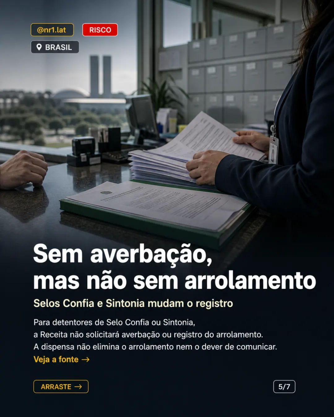 Receita muda regra para venda de imóvel arrolado no Brasil — imagem 5 de 7