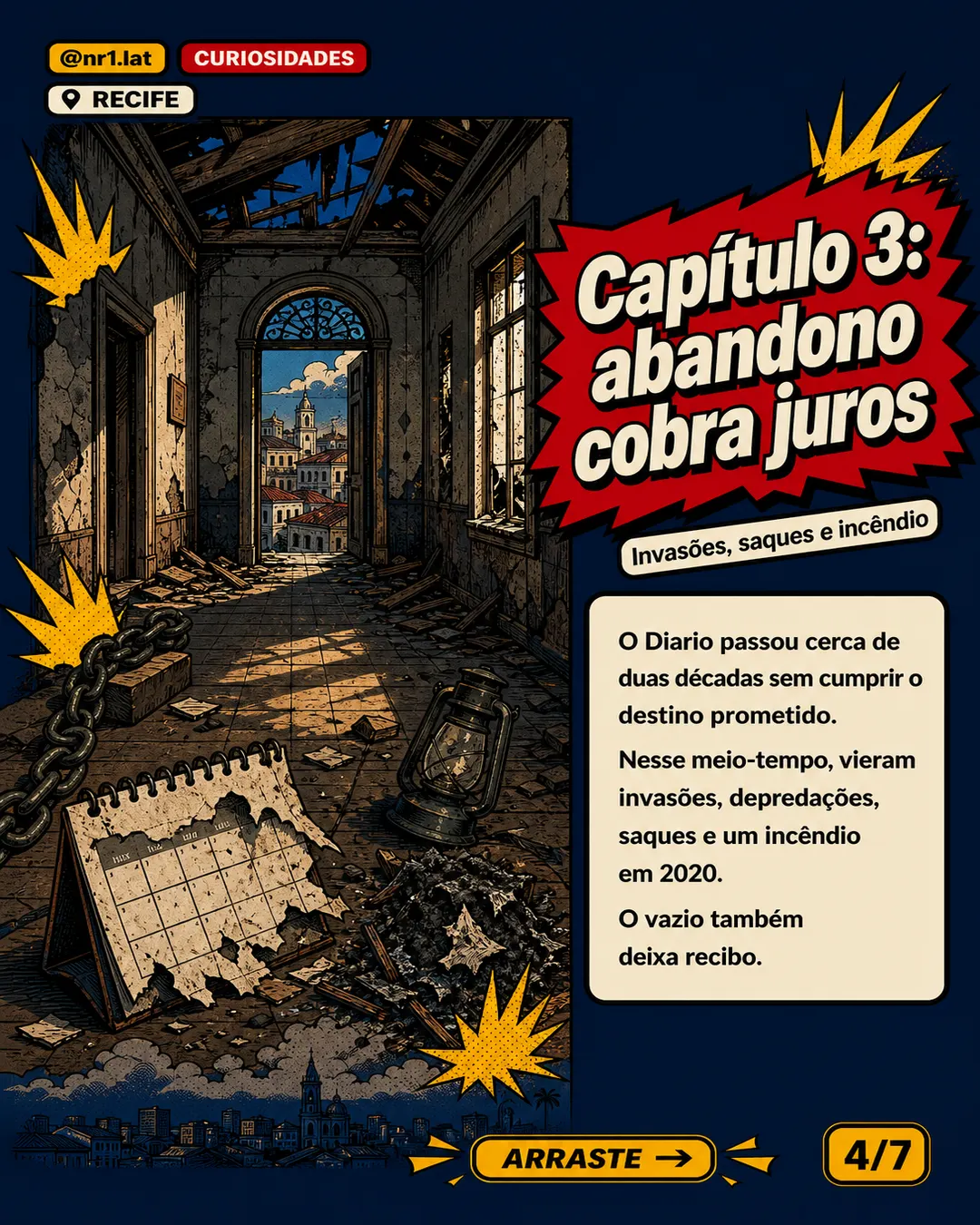 Recife tira dois imóveis históricos do abandono com R$ 120 mi — imagem 4 de 7
