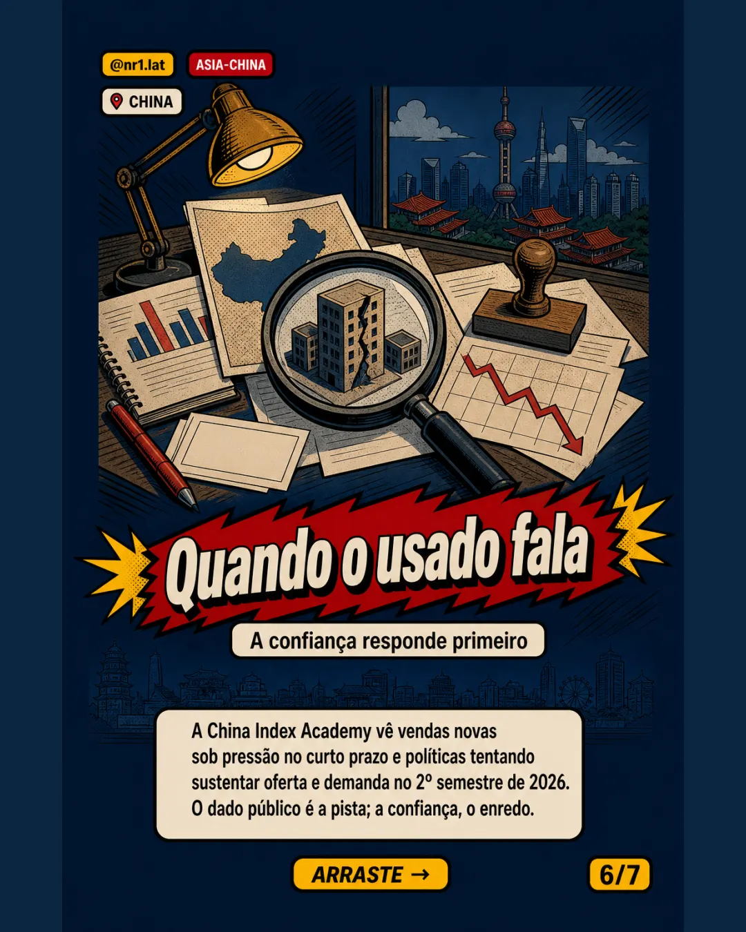 Revenda de imóveis na China acelera queda em 100 cidades — imagem 6 de 7