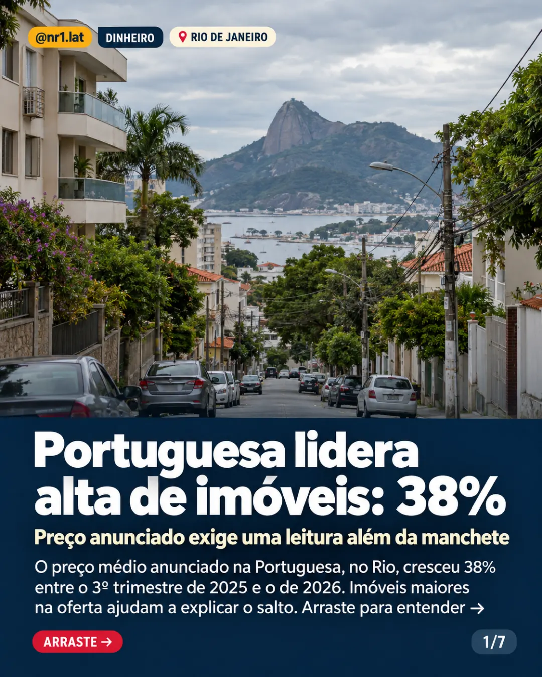 Rio de Janeiro: imóveis sobem 38% na Portuguesa; m² avança 3,7% — imagem 1 de 7