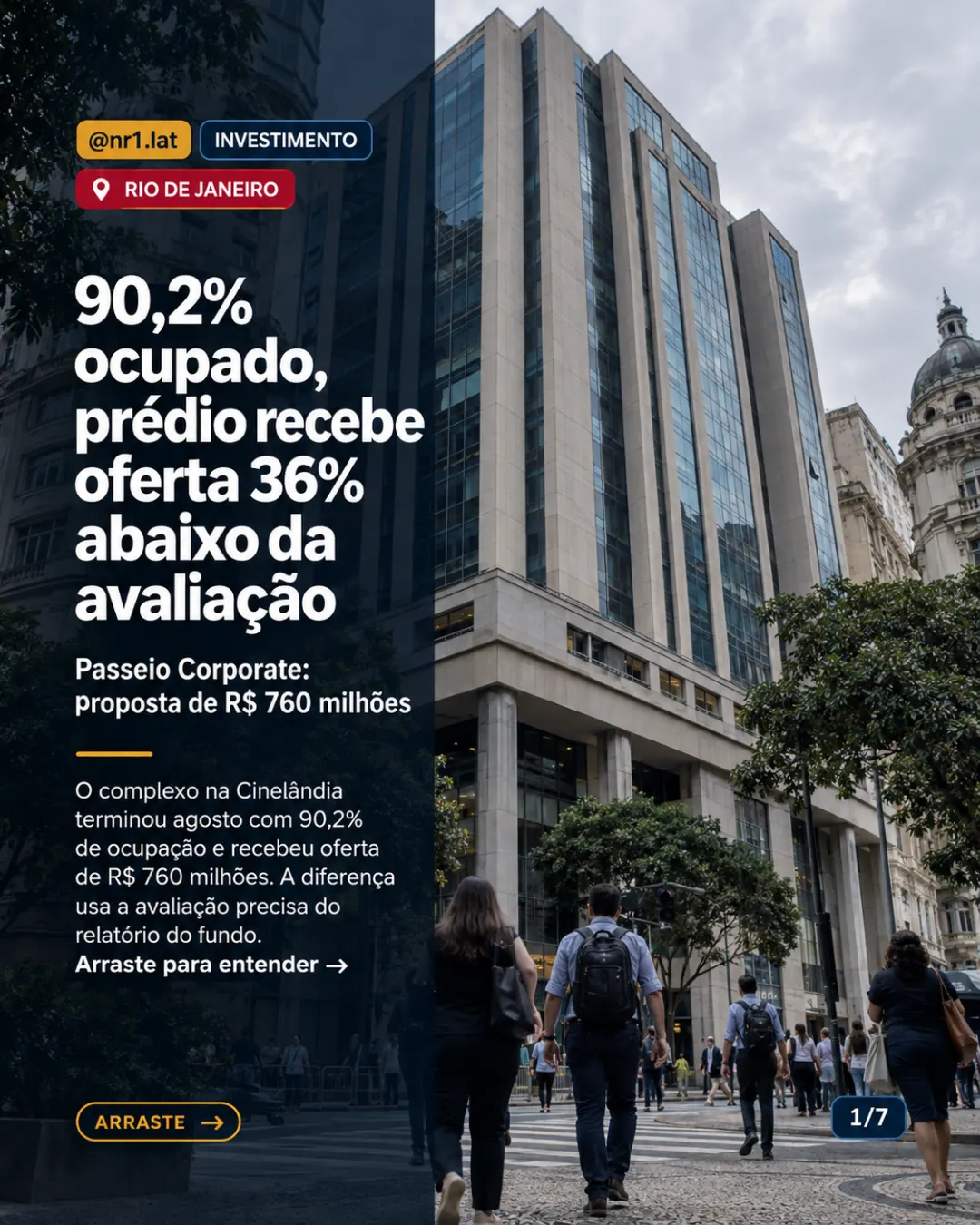 Rio de Janeiro: Passeio Corporate recebe oferta 36% abaixo da avaliação — imagem 1 de 7