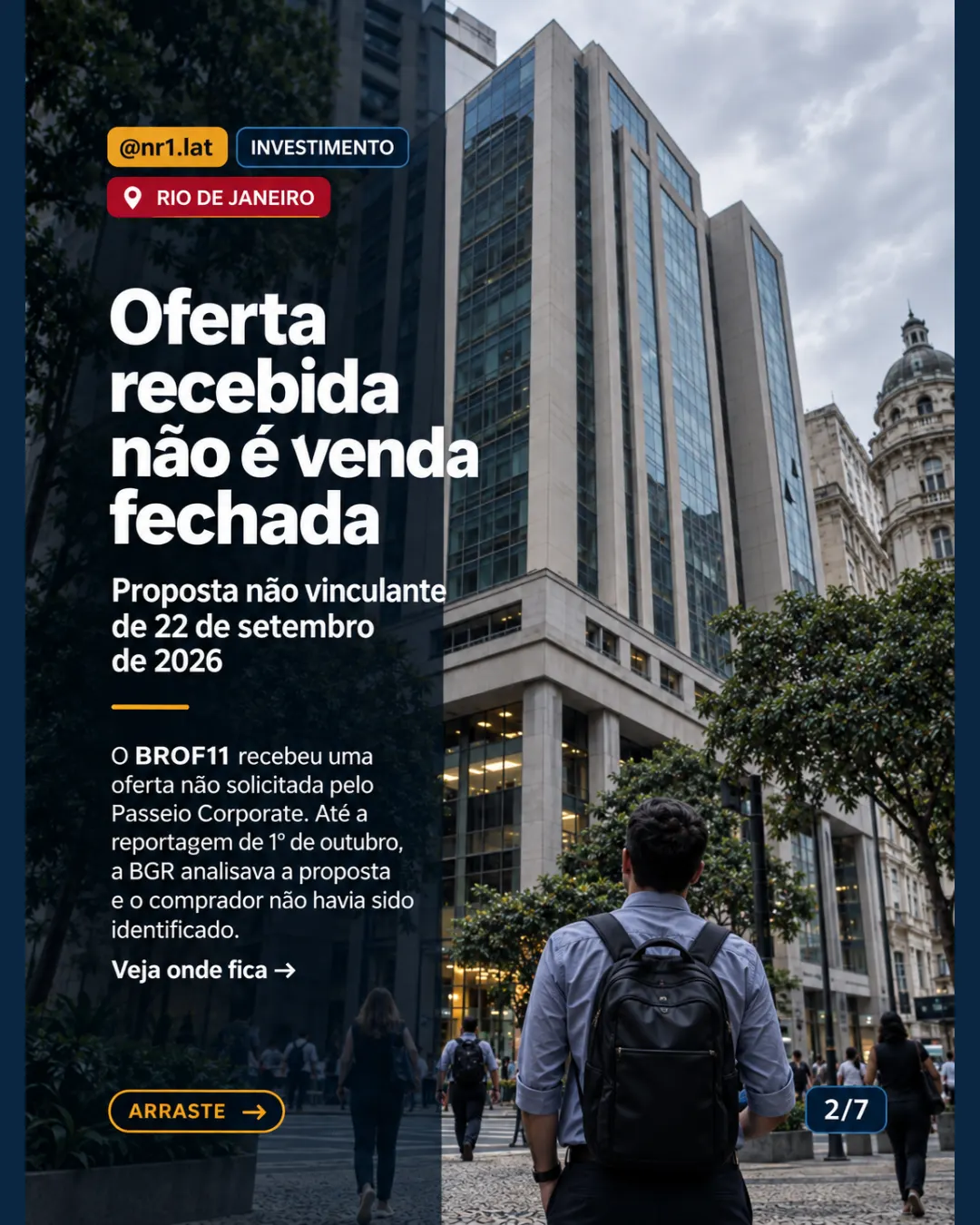 Rio de Janeiro: Passeio Corporate recebe oferta 36% abaixo da avaliação — imagem 2 de 7