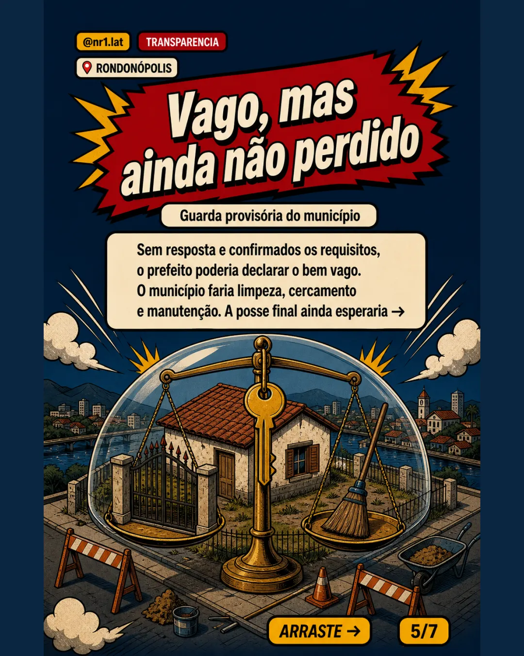 Rondonópolis trava regra para tomar imóvel abandonado com IPTU — imagem 5 de 7