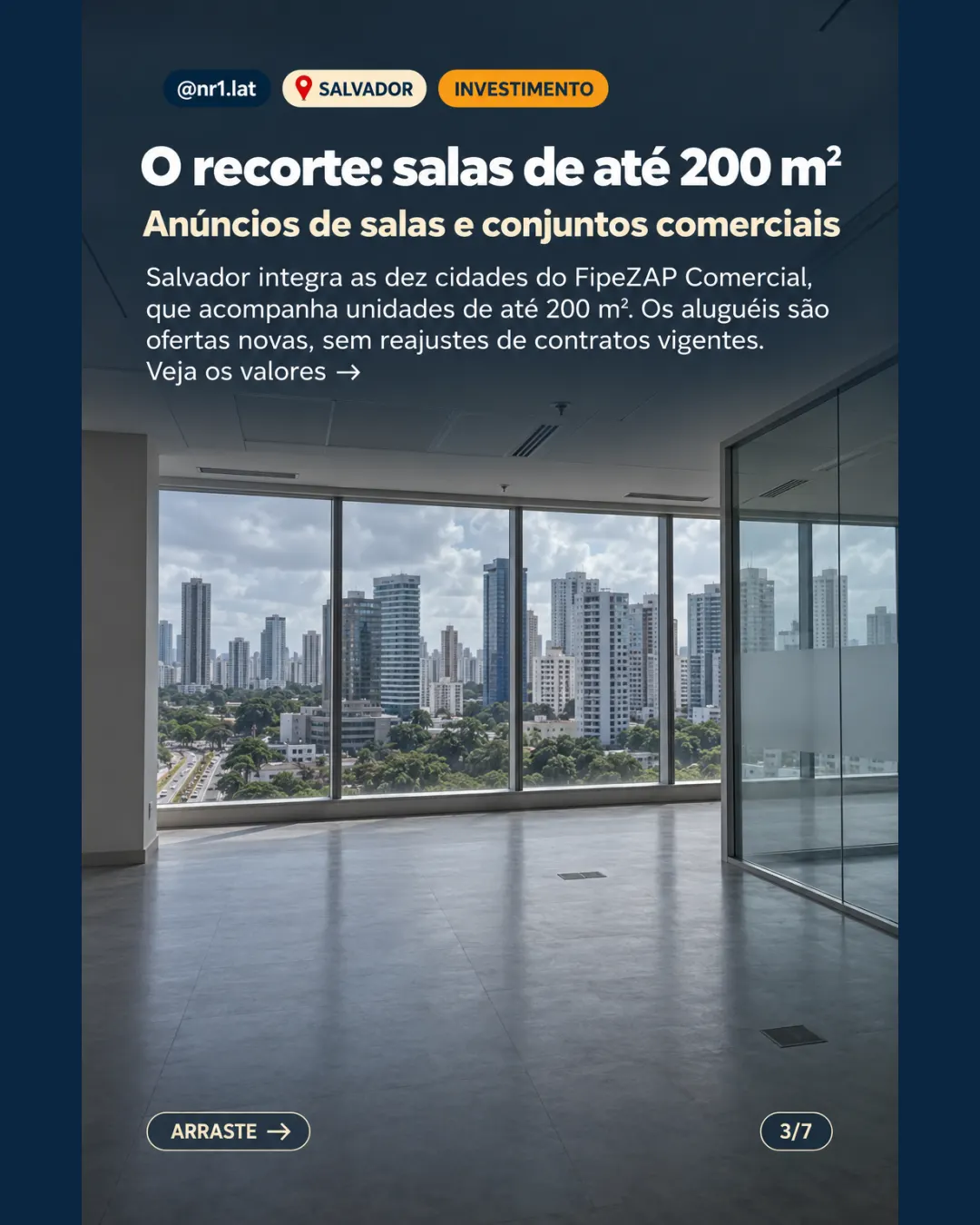 Salvador tem menor m² comercial e maior retorno entre dez cidades — imagem 3 de 7