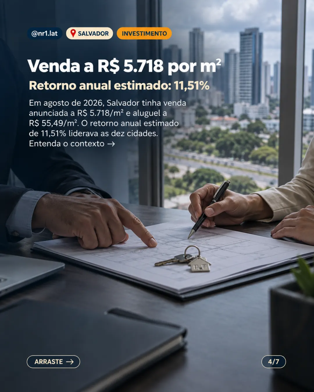 Salvador tem menor m² comercial e maior retorno entre dez cidades — imagem 4 de 7