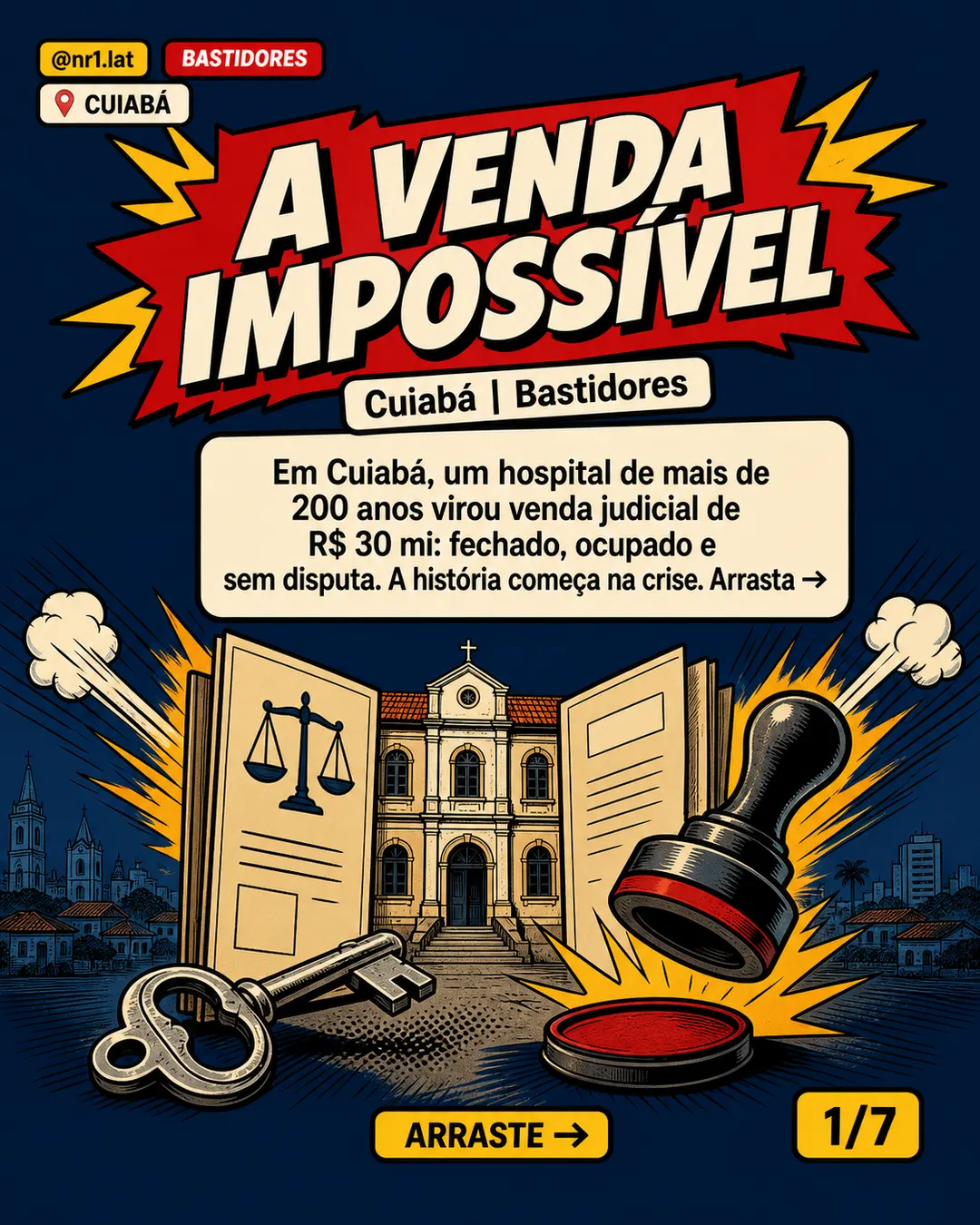 Santa Casa de Cuiabá é vendida por R$ 30 mi ao Estado — imagem 1 de 7
