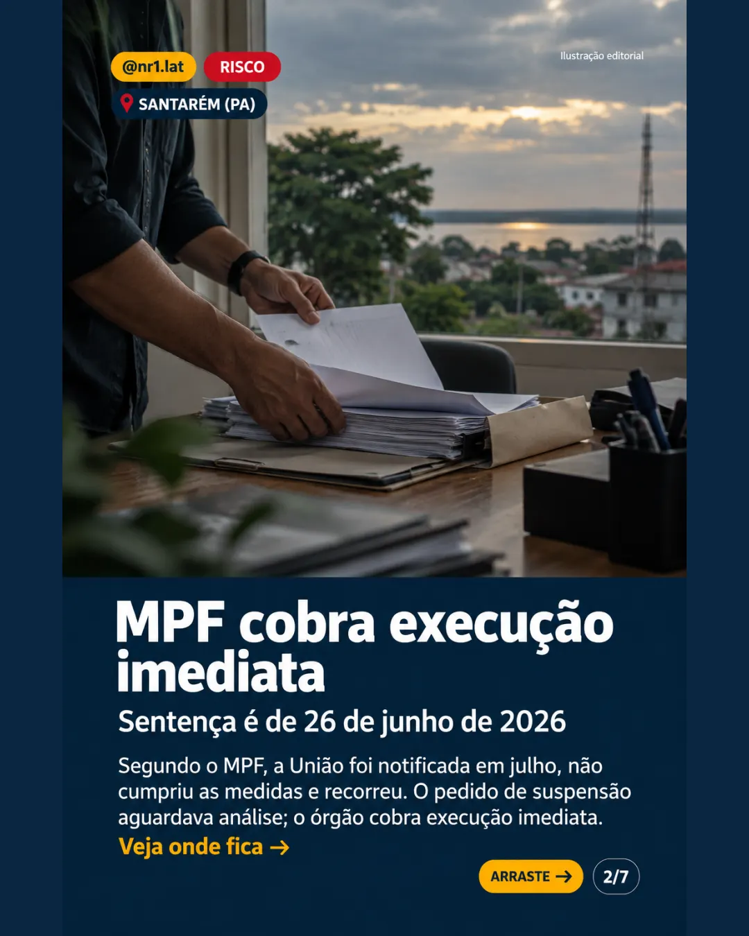Santarém (PA): MPF pede multa de R$ 5 mil por dia à União por terreno — imagem 2 de 7