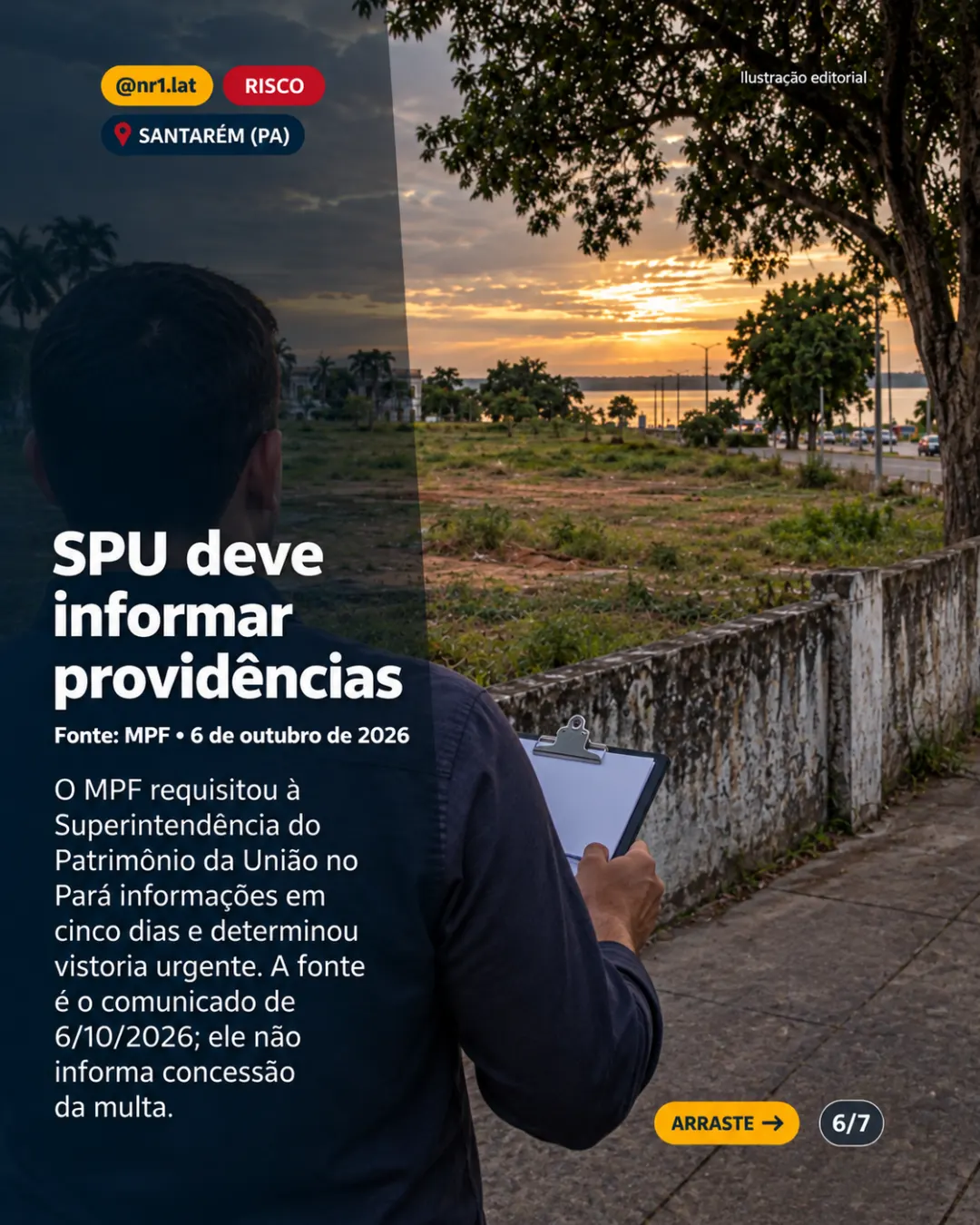 Santarém (PA): MPF pede multa de R$ 5 mil por dia à União por terreno — imagem 6 de 7