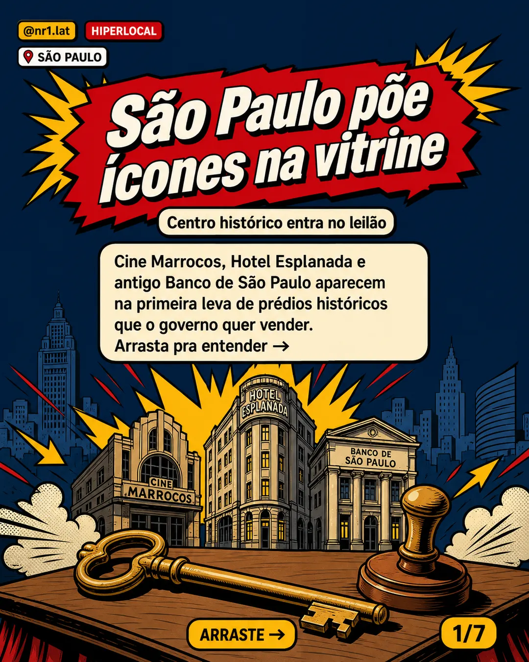 São Paulo mira leilão de ícones do Centro para moradia — imagem 1 de 7