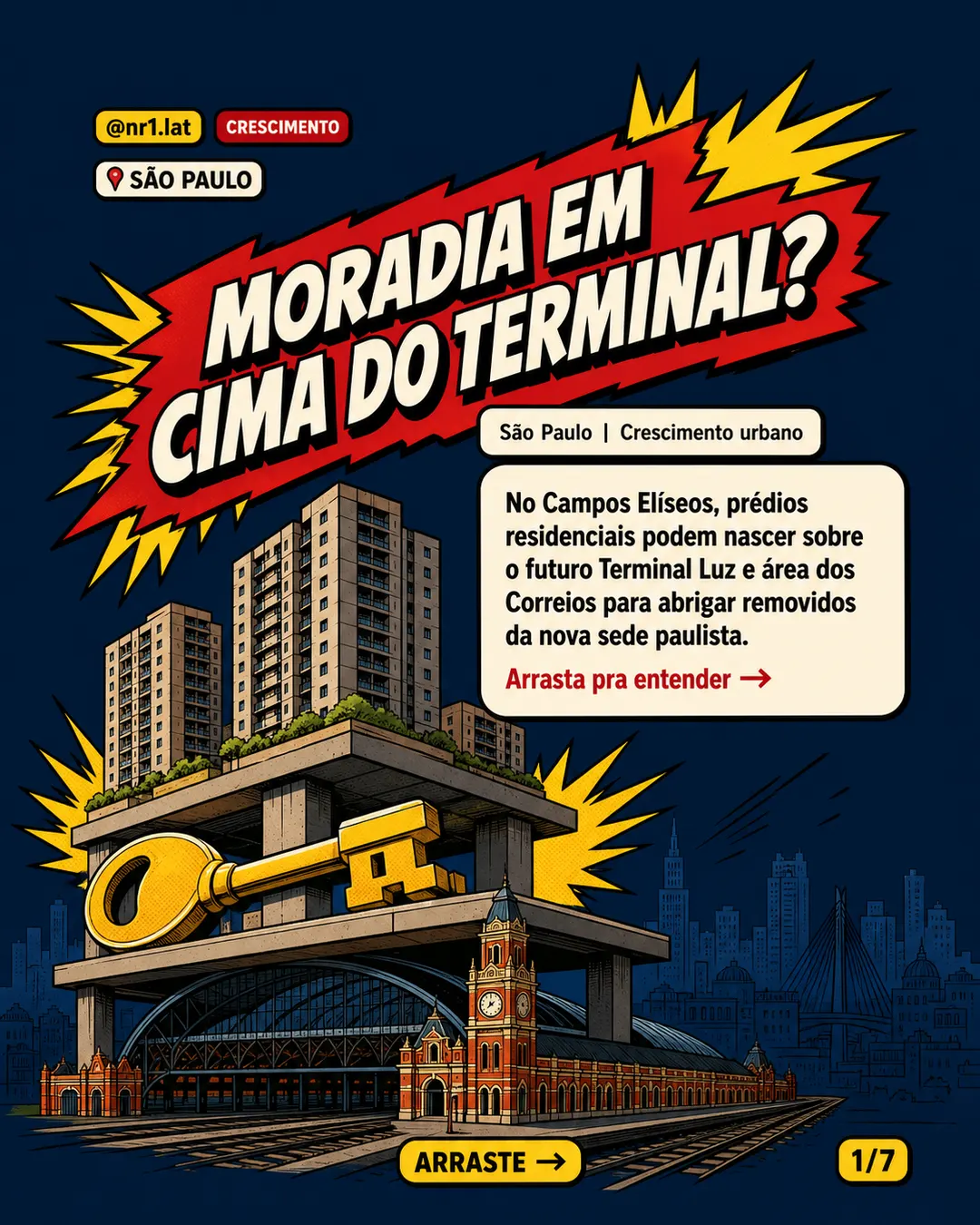 São Paulo estuda moradia sobre terminal para removidos — imagem 1 de 7