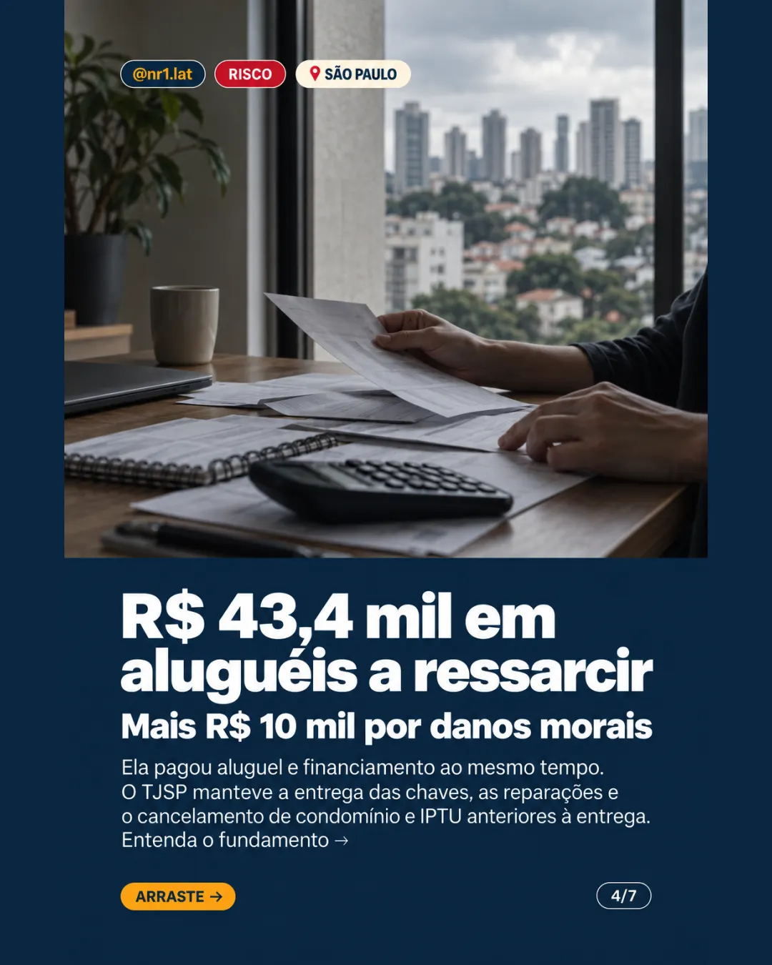 São Paulo: compradora fica sem chaves e é cobrada por IPTU — imagem 4 de 7