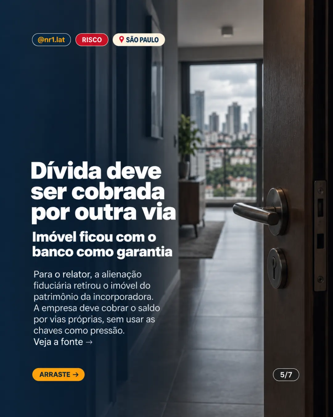 São Paulo: compradora fica sem chaves e é cobrada por IPTU — imagem 5 de 7