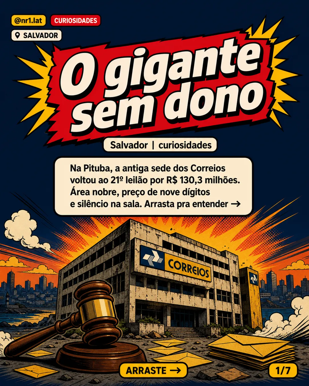Em Salvador, sede dos Correios na Pituba vai ao 21º leilão — imagem 1 de 7