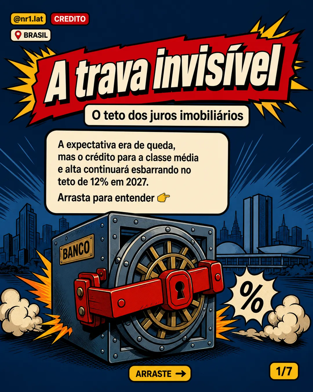 Selic trava crédito imobiliário fora do MCMV no Brasil — imagem 1 de 7