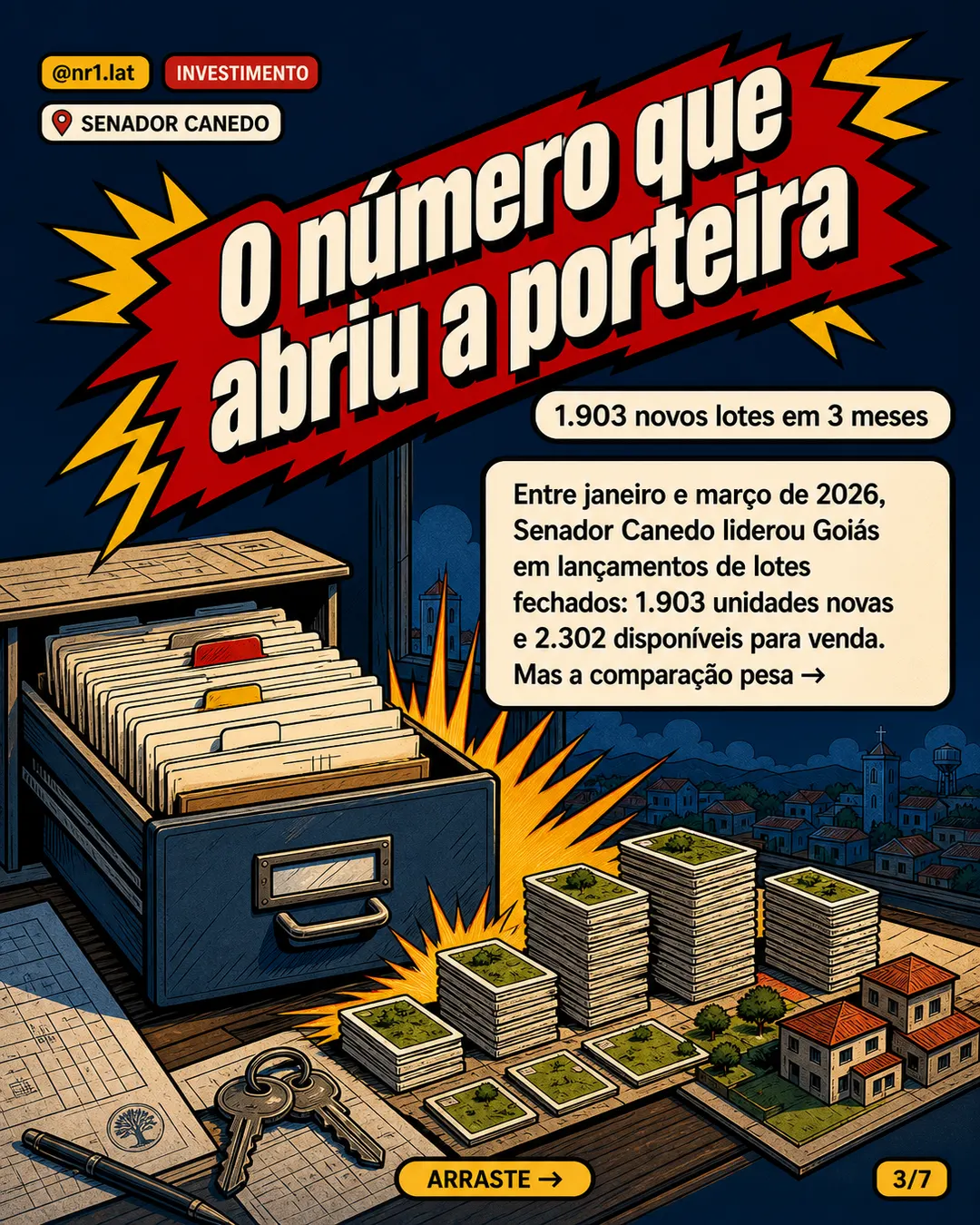 Senador Canedo lança 1.903 lotes e vira fronteira imobiliária — imagem 3 de 7
