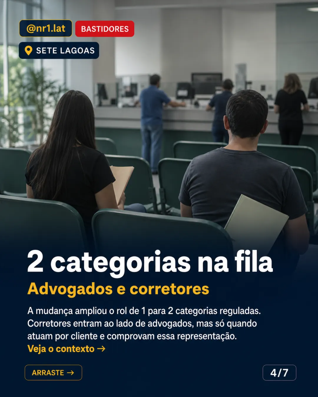 Sete Lagoas dá prioridade a corretores em bancos e cartórios — imagem 4 de 7