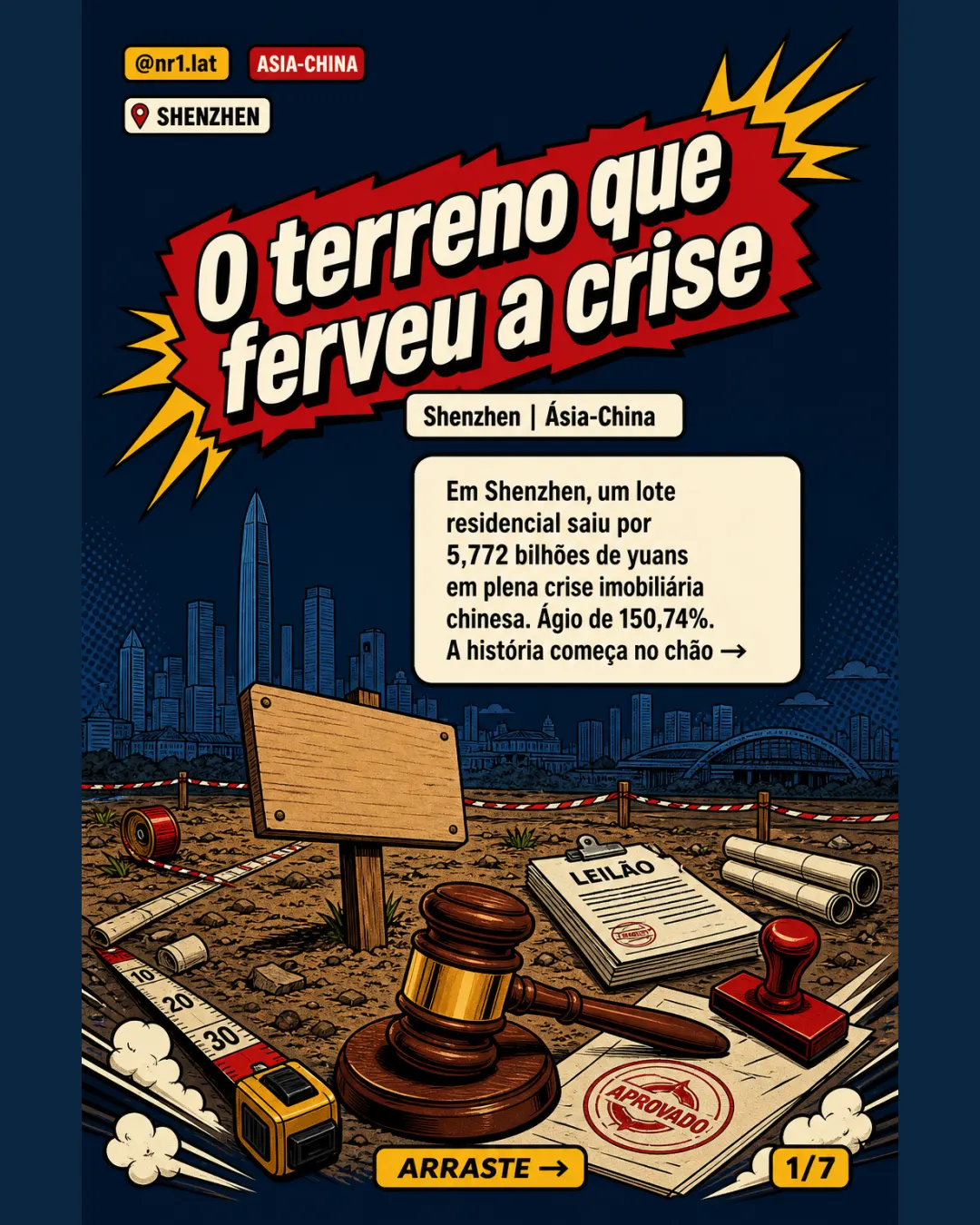 Terreno em Shenzhen tem ágio de 150,74% em leilão recorde — imagem 1 de 7