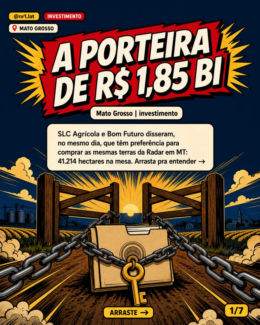 SLC e Bom Futuro disputam imóveis rurais da Radar em Mato Grosso — imagem 1 de 7