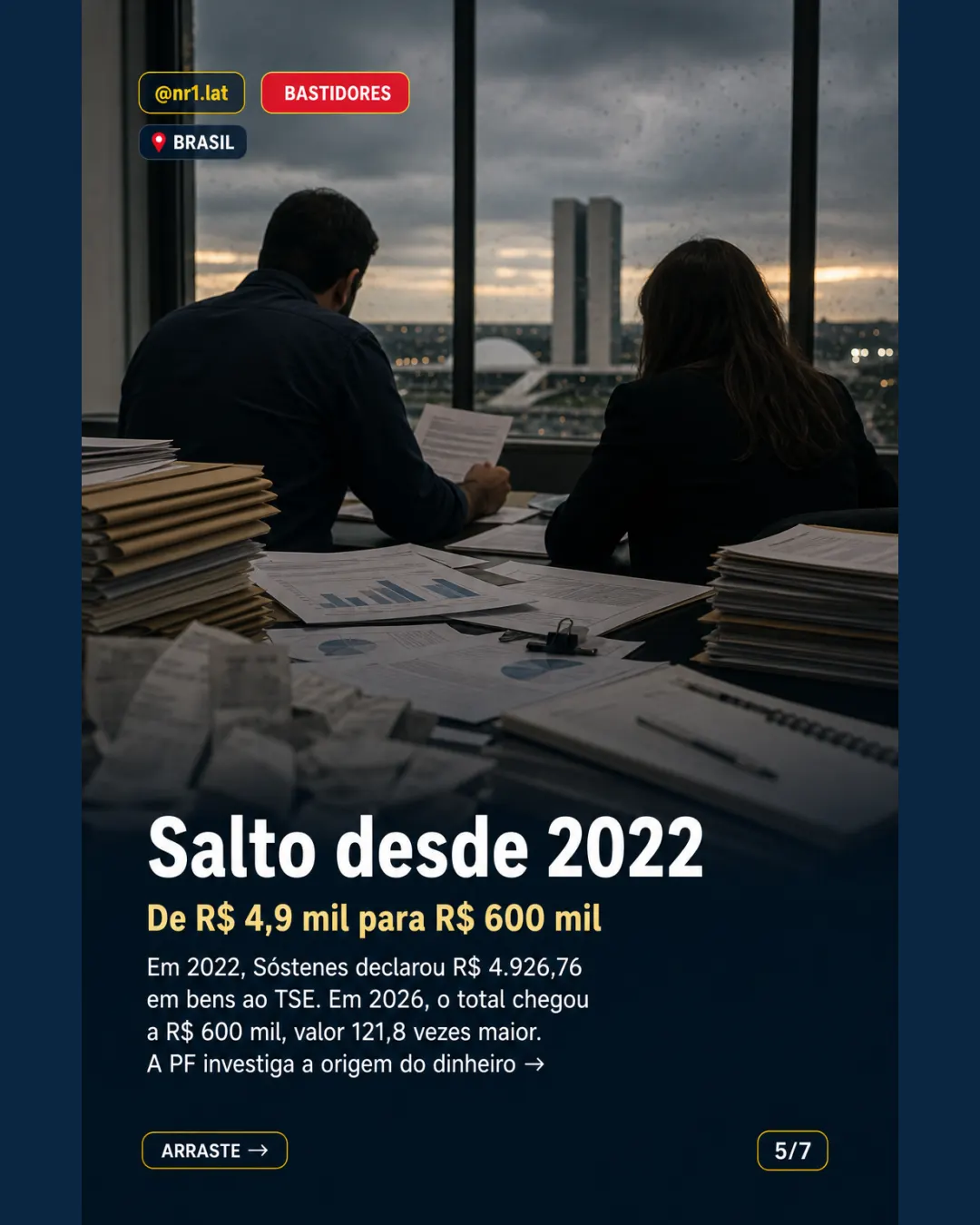 Brasil: Sóstenes declara R$ 500 mil em espécie ao TSE — imagem 5 de 7