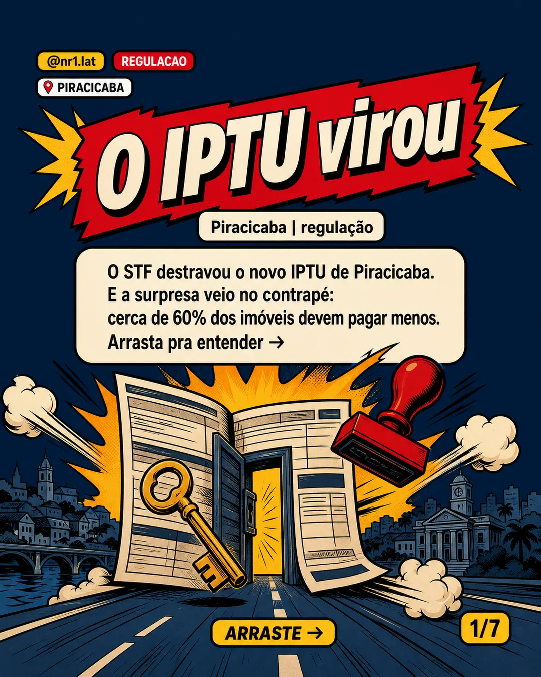 STF destrava IPTU em Piracicaba; 60% dos imóveis terão redução — imagem 1 de 7