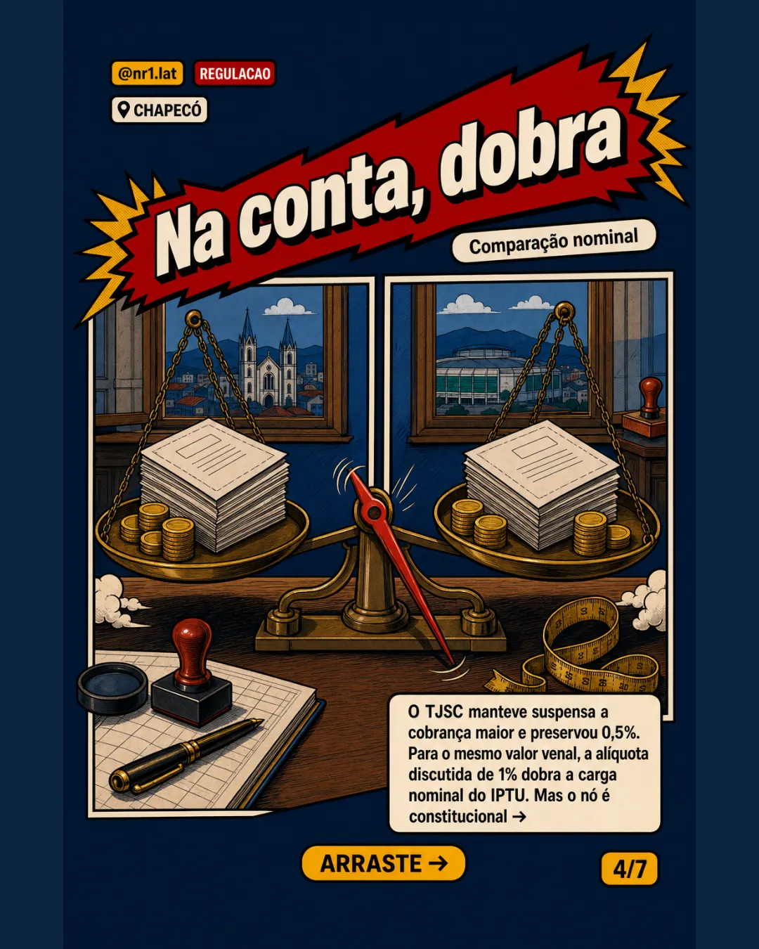 STF mira IPTU por metragem em lei de Chapecó — imagem 4 de 7