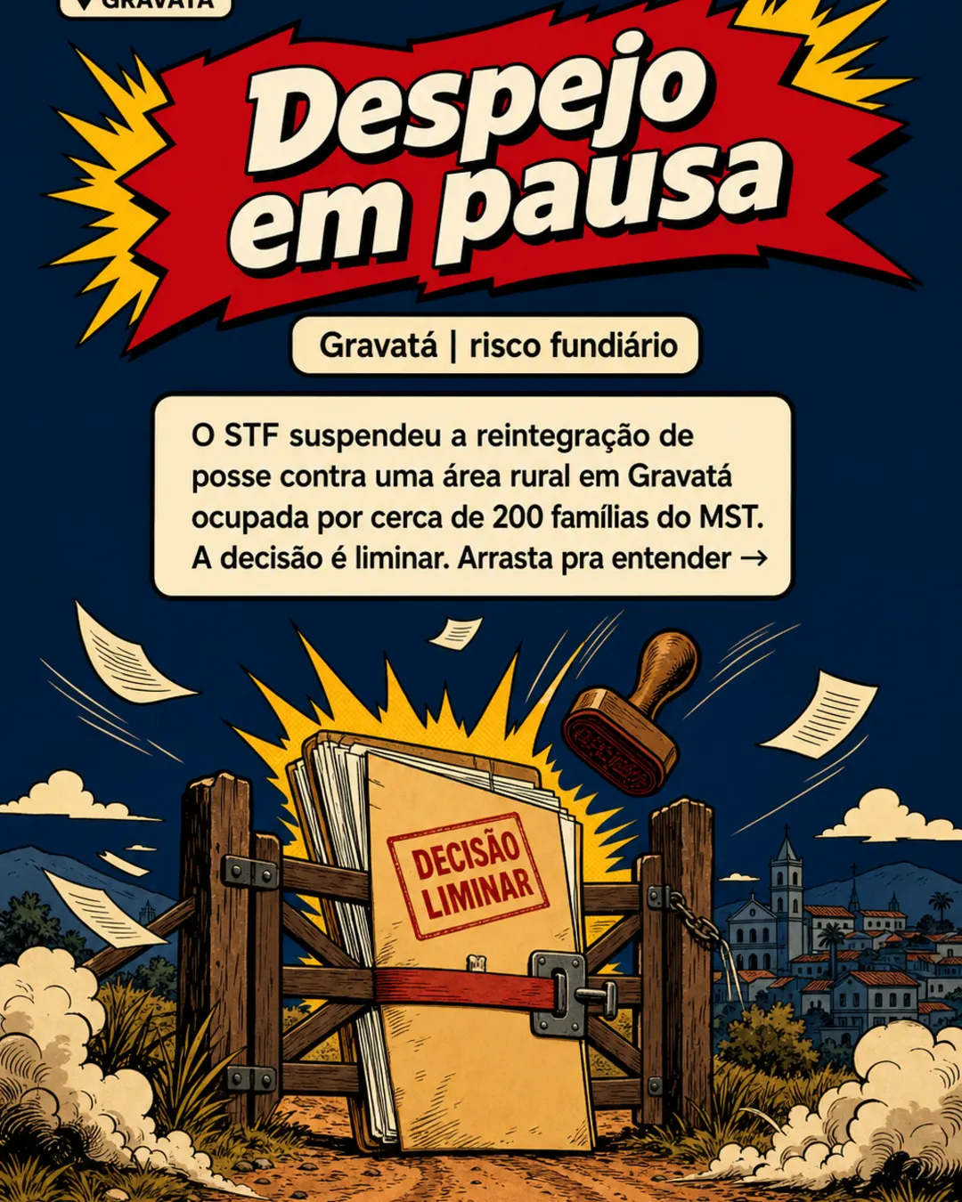 STF suspende despejo de 200 famílias do MST em Gravatá — imagem 1 de 7
