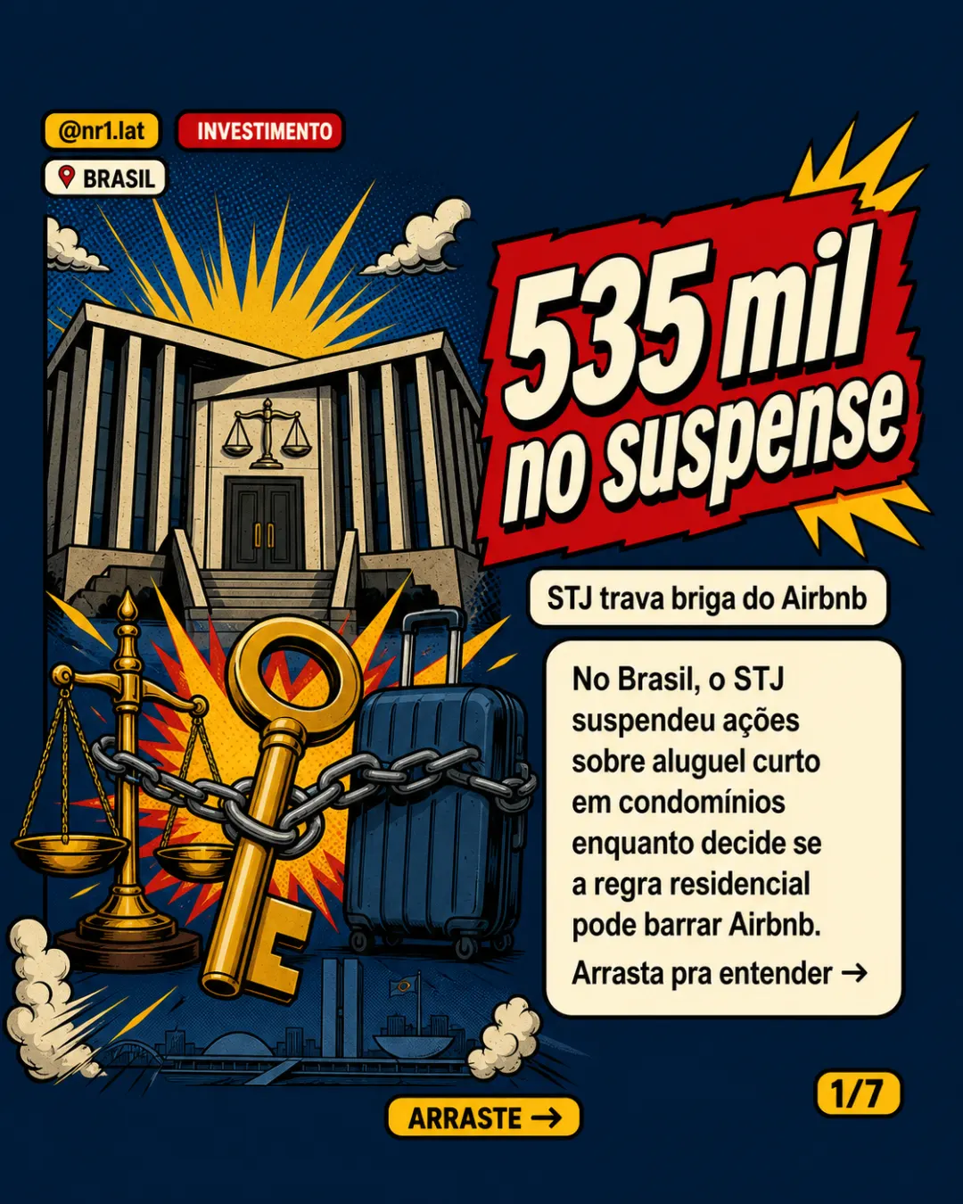 STJ trava ações sobre Airbnb e afeta 535 mil imóveis no Brasil — imagem 1 de 7