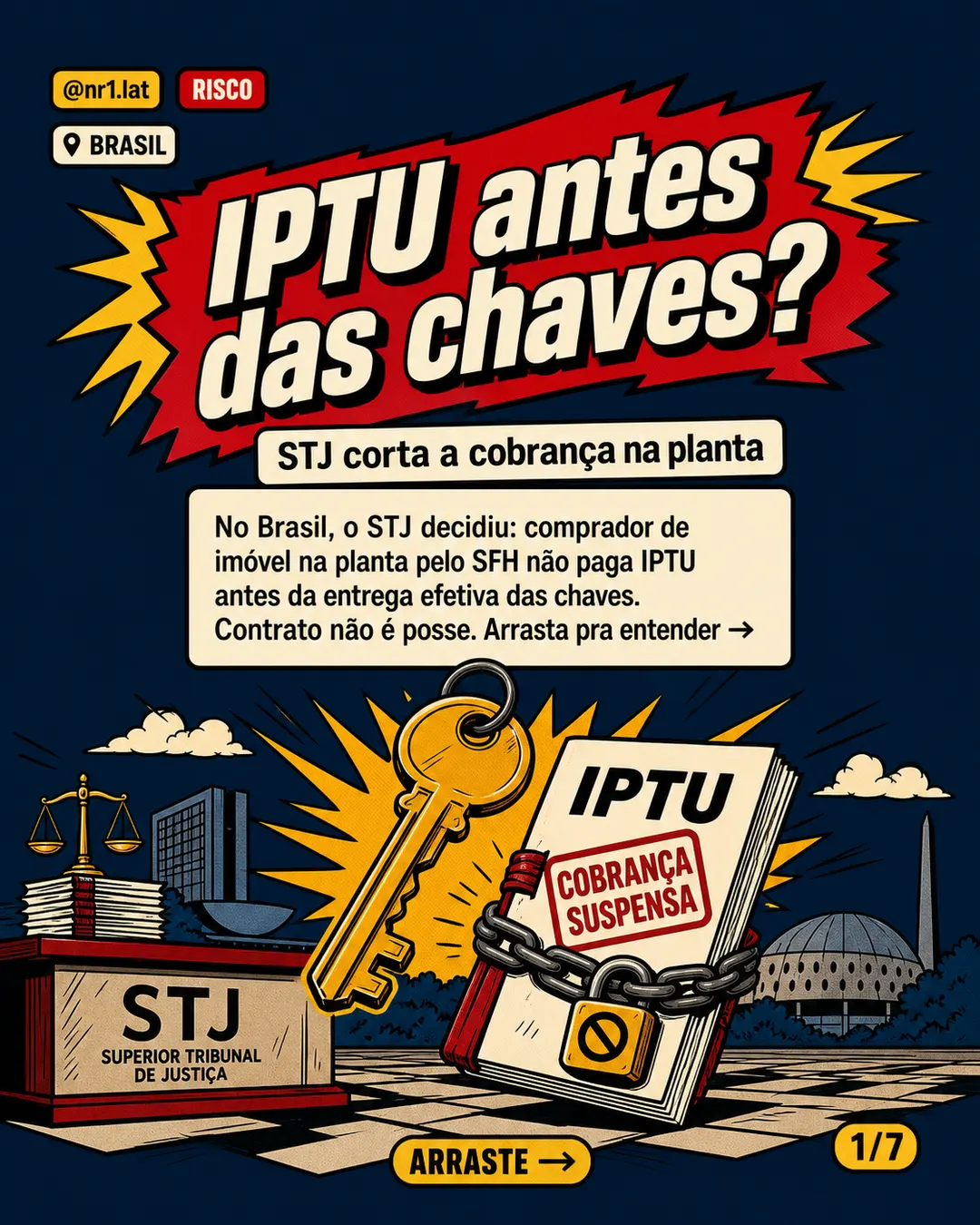 STJ barra IPTU antes das chaves em imóveis na planta — imagem 1 de 7