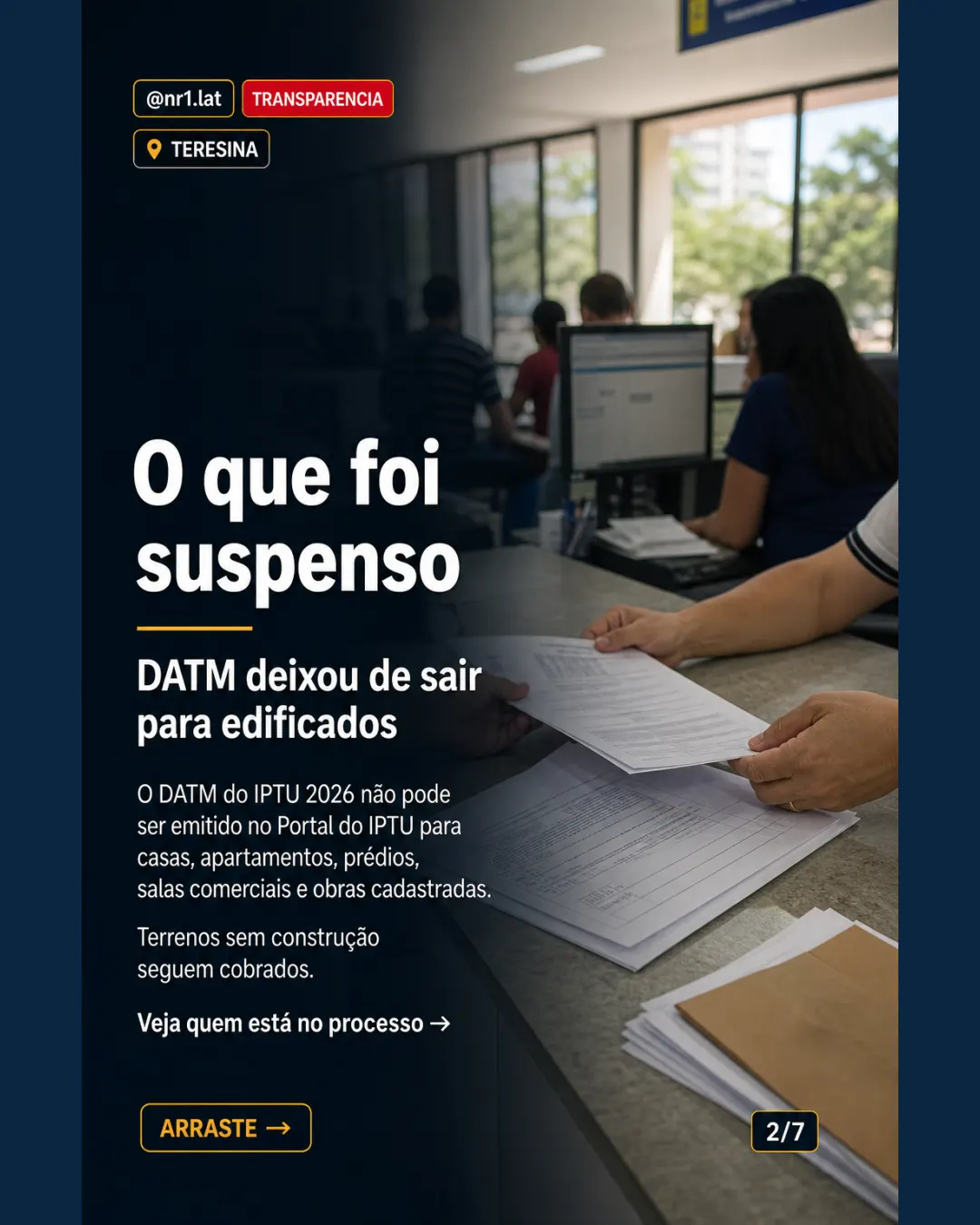 Teresina suspende IPTU 2026 de imóveis edificados — imagem 2 de 7