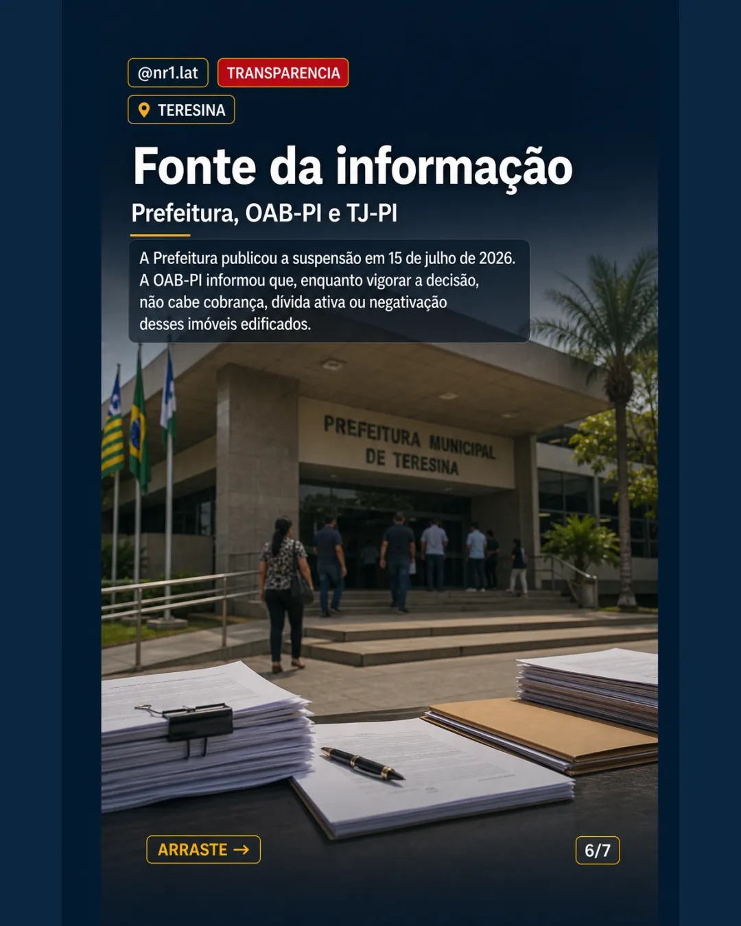 Teresina suspende IPTU 2026 de imóveis edificados — imagem 6 de 7
