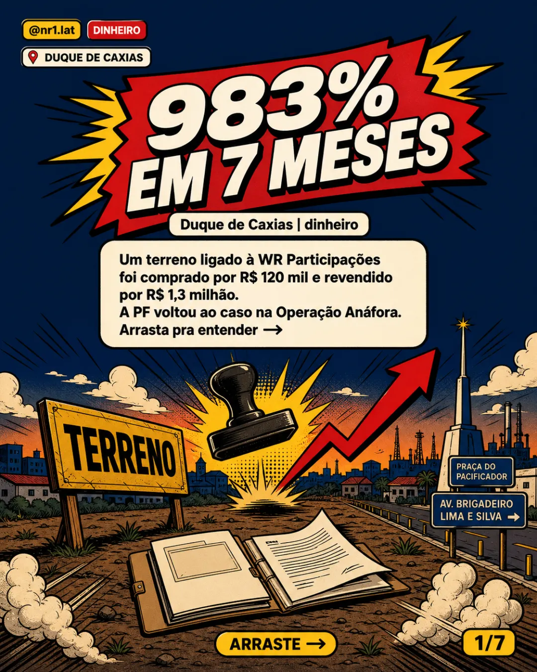 Terreno em Duque de Caxias teve lucro de 983% em 7 meses — imagem 1 de 7