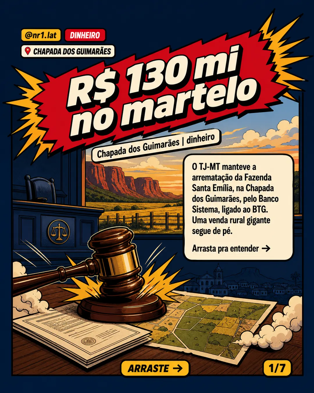 TJ-MT mantém fazenda do BTG em Chapada dos Guimarães — imagem 1 de 7