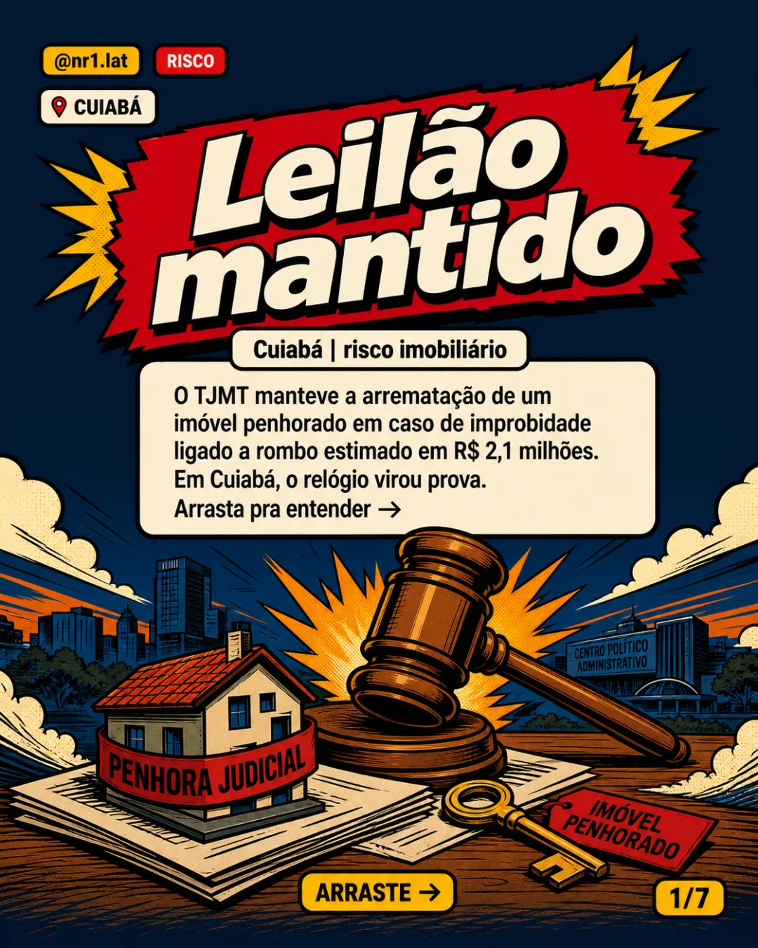 TJMT mantém leilão de imóvel em Cuiabá em caso de R$ 2,1 mi — imagem 1 de 7