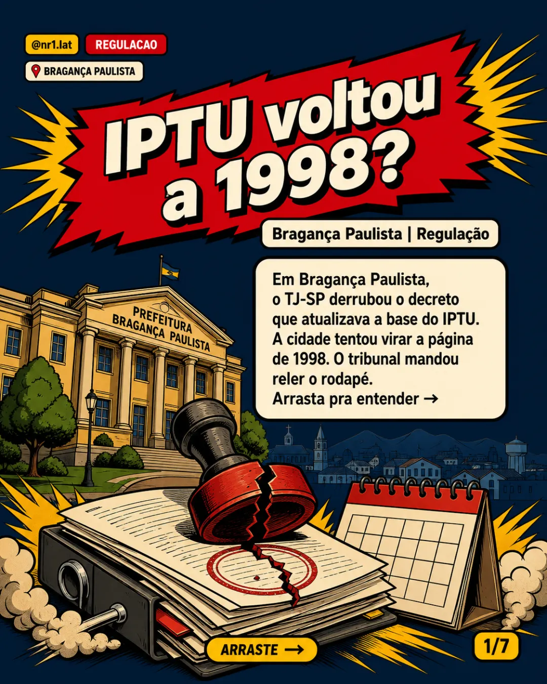 TJ-SP derruba IPTU de Bragança Paulista e reabre regra de 1998 — imagem 1 de 7
