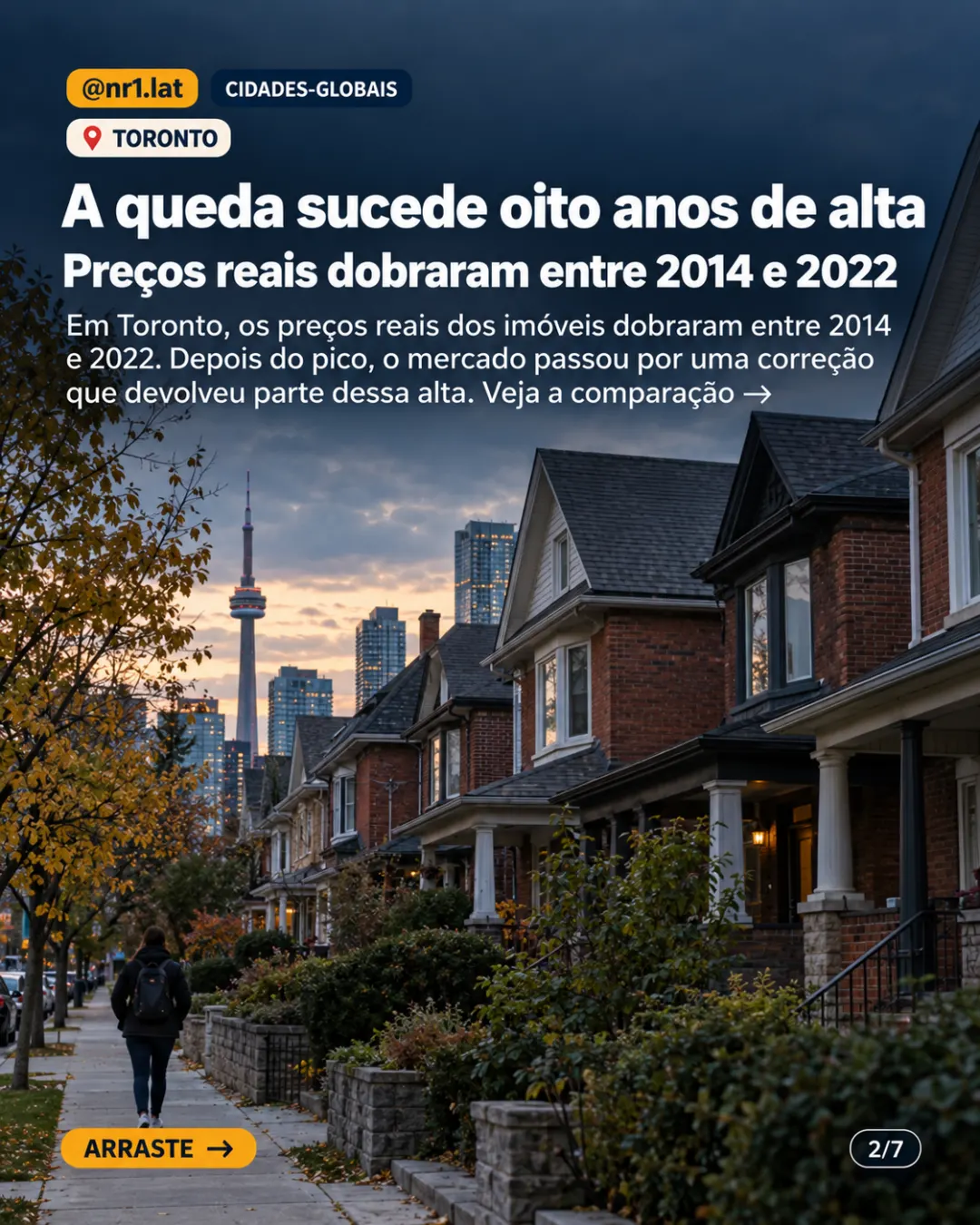 Imóveis em Toronto perdem quase 30% do valor real desde 2022 — imagem 2 de 7