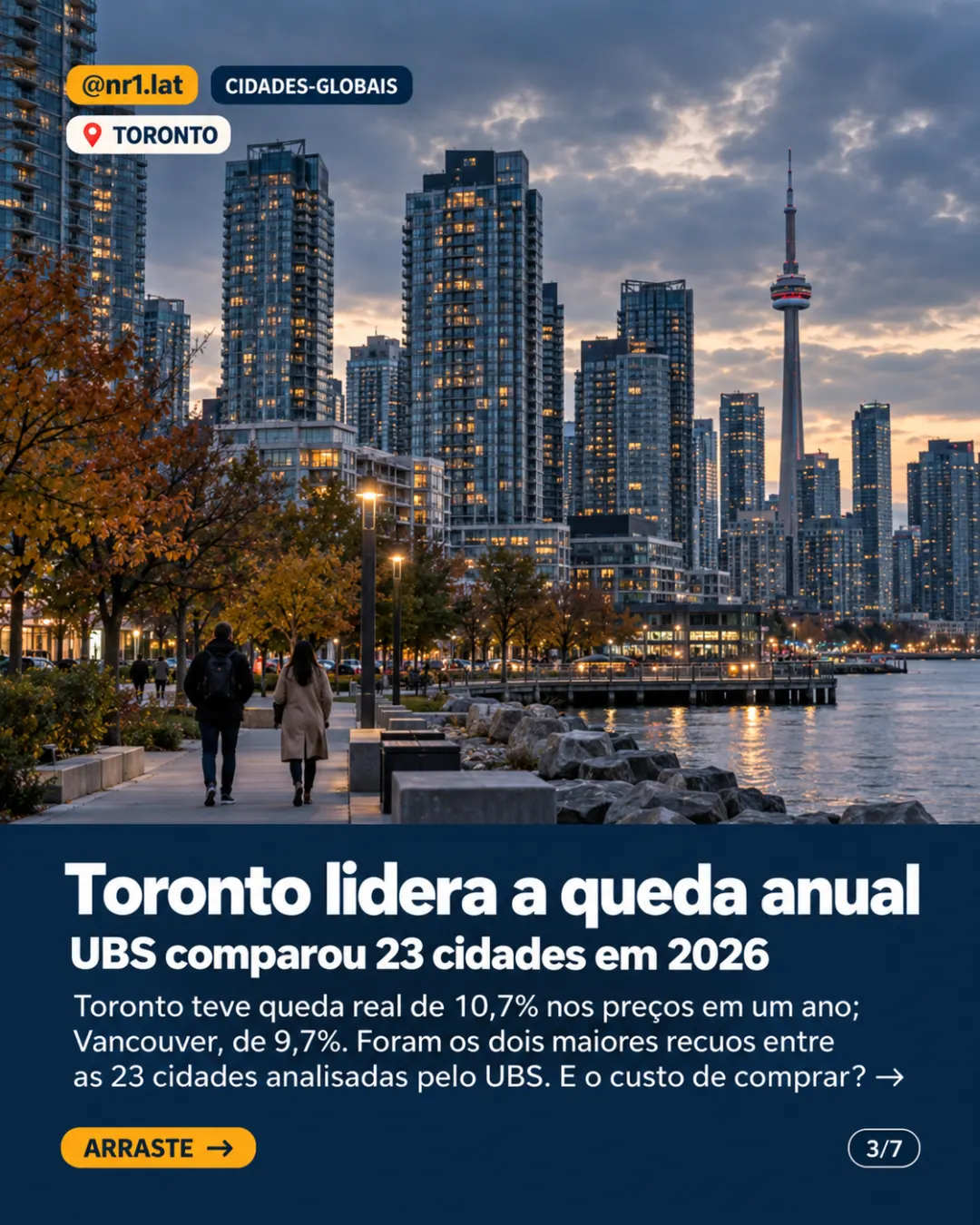 Imóveis em Toronto perdem quase 30% do valor real desde 2022 — imagem 3 de 7