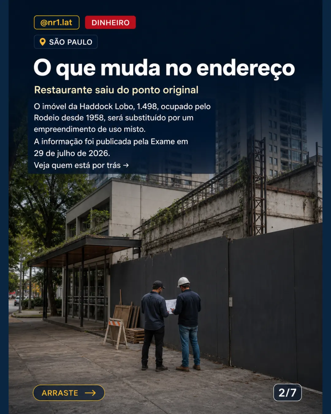 Torre de luxo de R$ 300 mi substituirá Rodeio em São Paulo — imagem 2 de 7