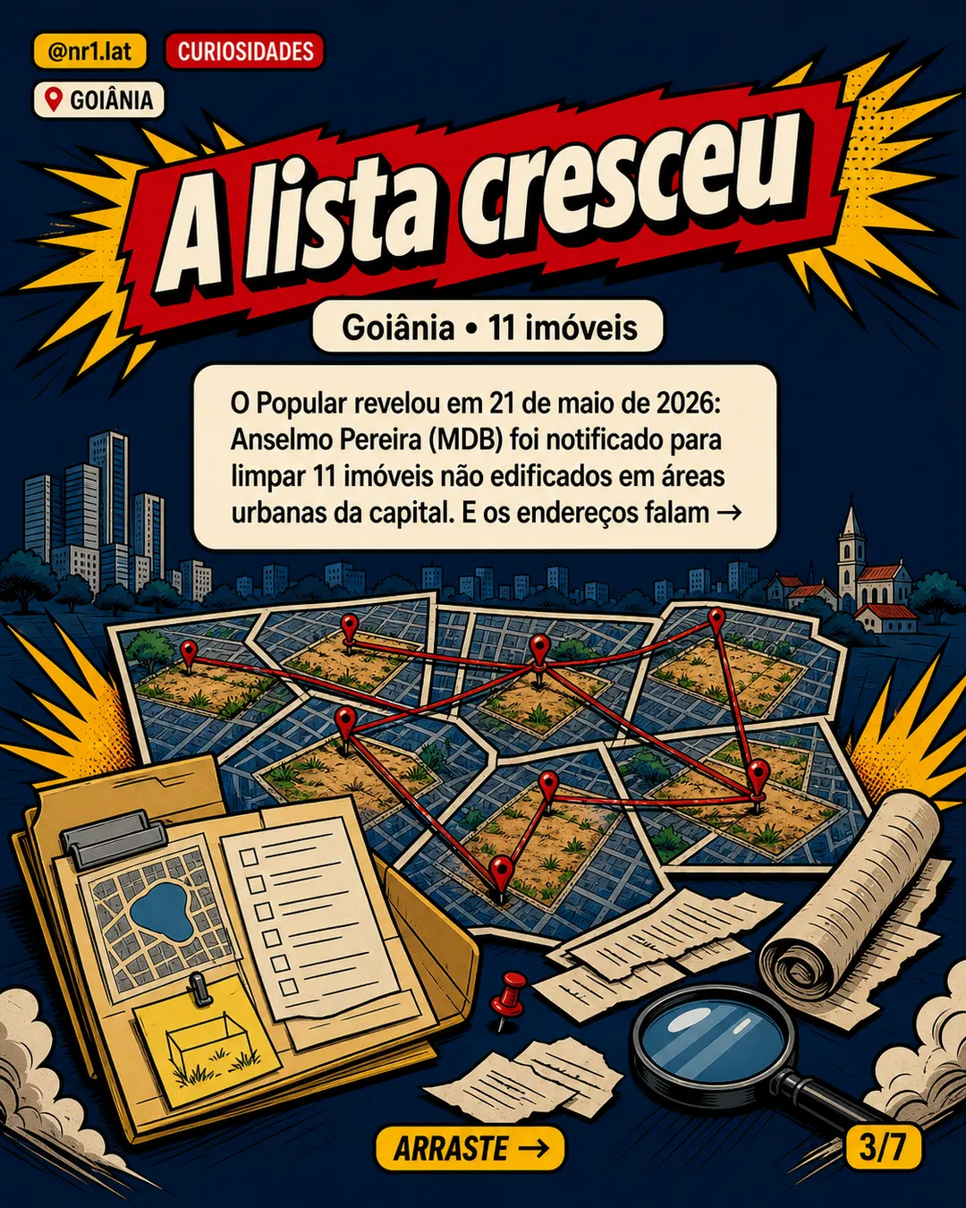 Vereador de Goiânia é cobrado por 11 lotes sujos — imagem 3 de 7