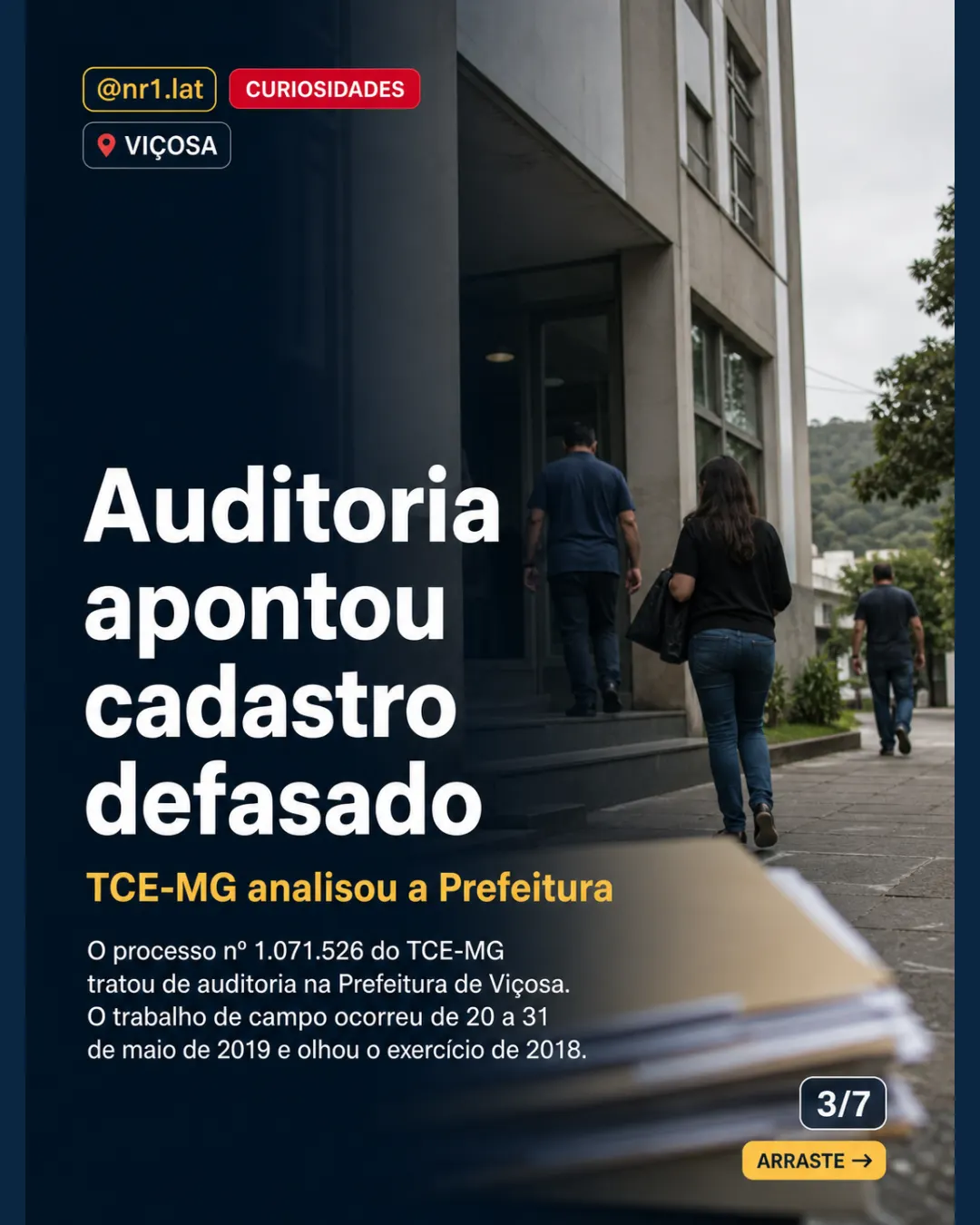 Viçosa acha 4.475 imóveis fora do IPTU após auditoria — imagem 3 de 7