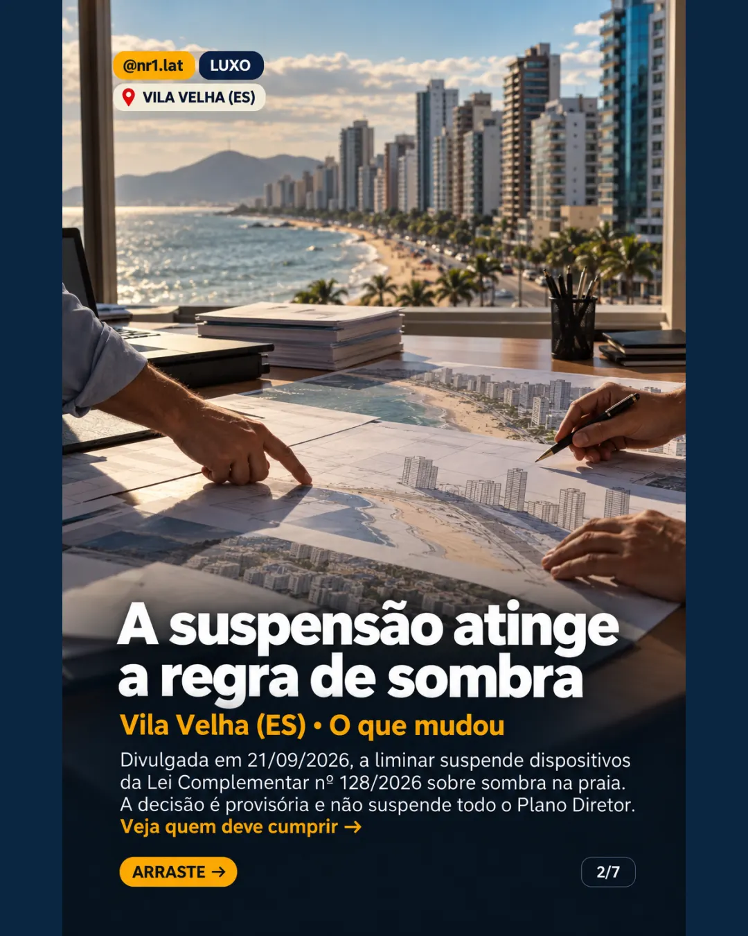Vila Velha (ES): Justiça barra sombra na praia antes das 16h — imagem 2 de 7
