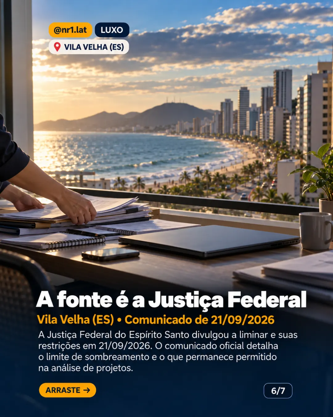 Vila Velha (ES): Justiça barra sombra na praia antes das 16h — imagem 6 de 7