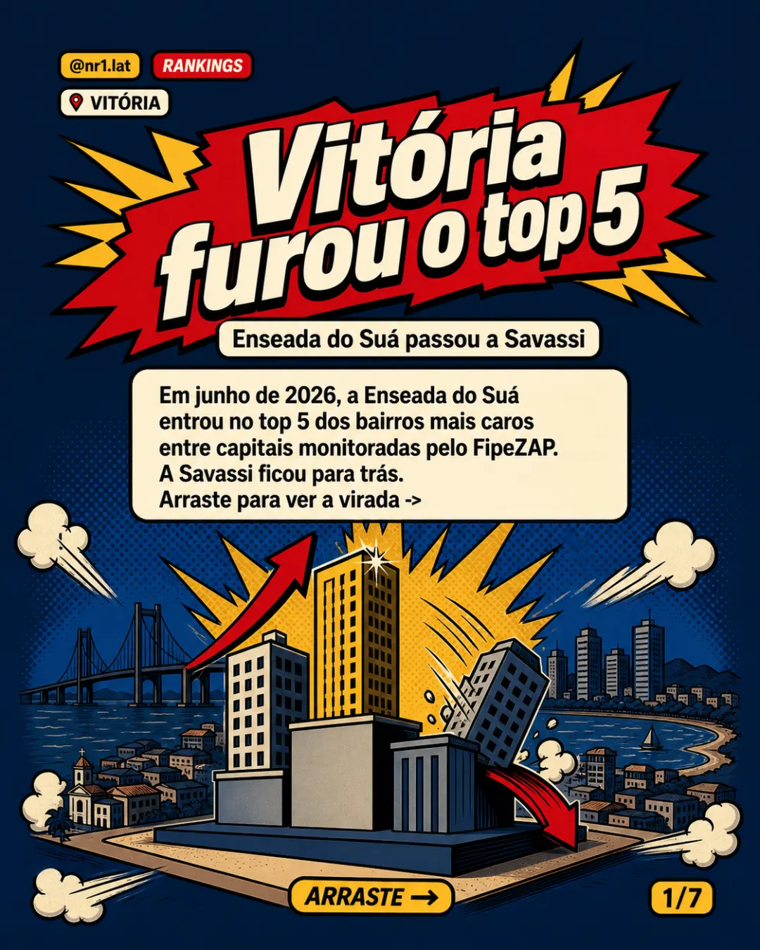Vitória entra no top 5 dos bairros mais caros do Brasil — imagem 1 de 7