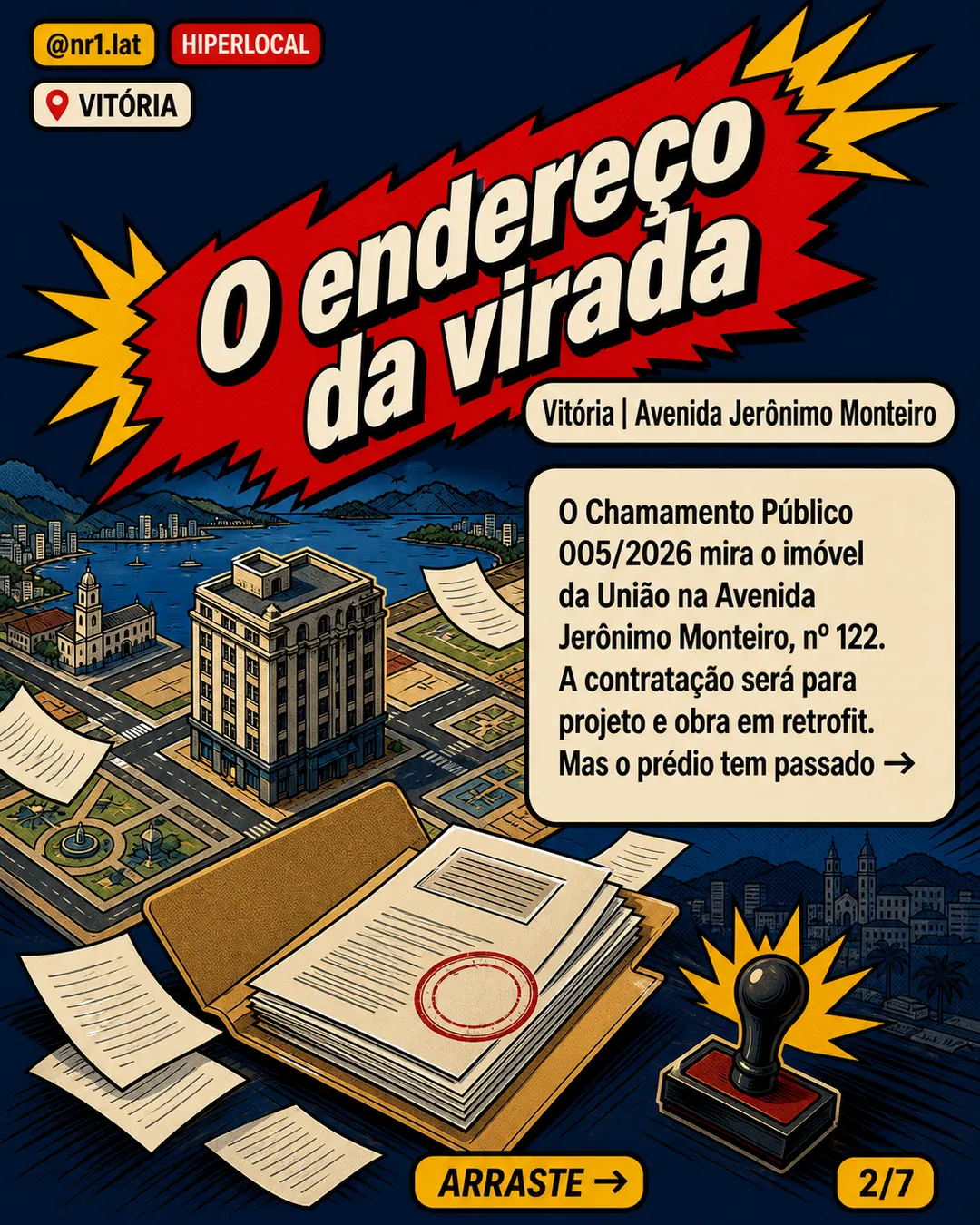 Vitória troca prédio abandonado por 44 moradias no Centro — imagem 2 de 7