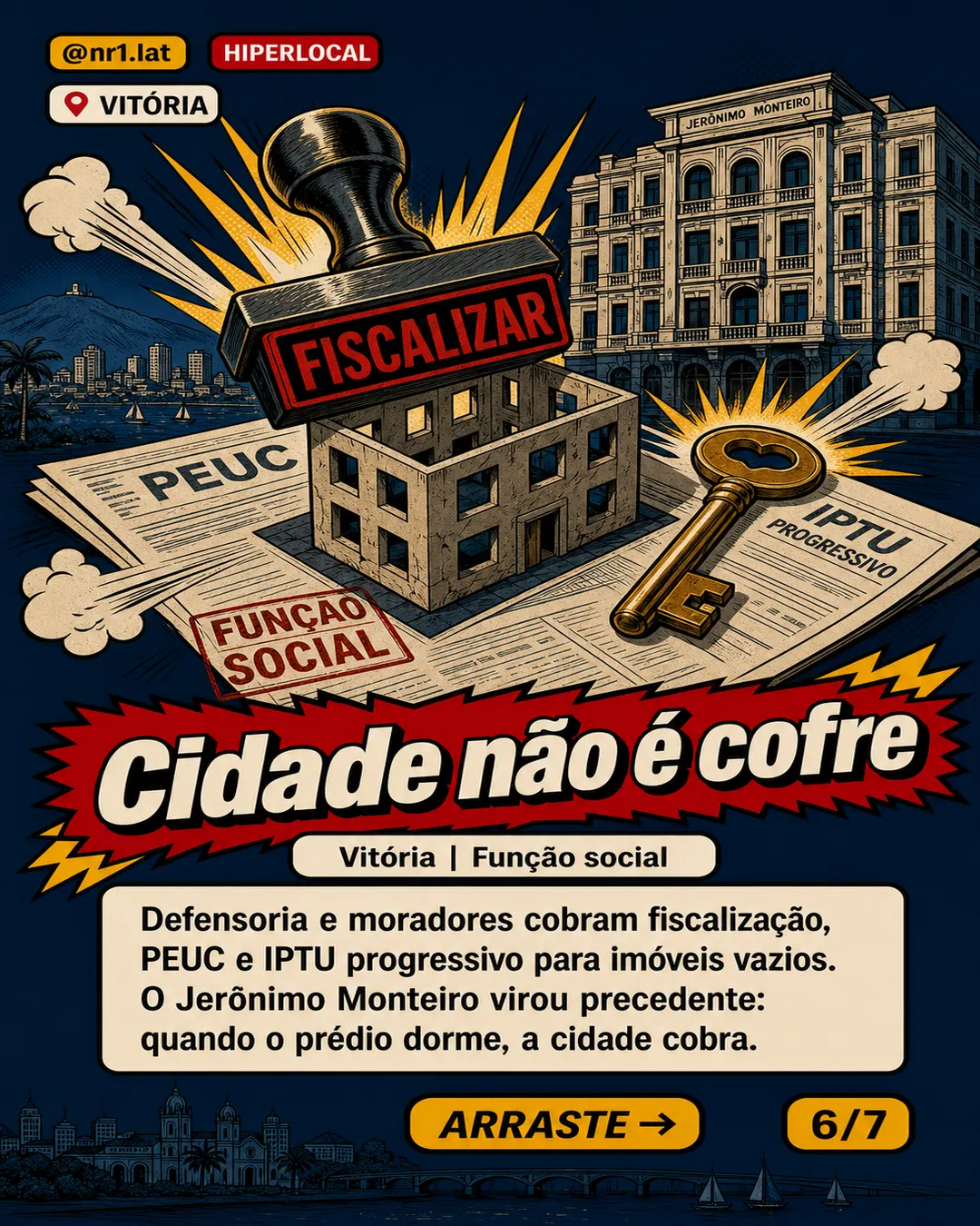 Vitória troca prédio abandonado por 44 moradias no Centro — imagem 6 de 7